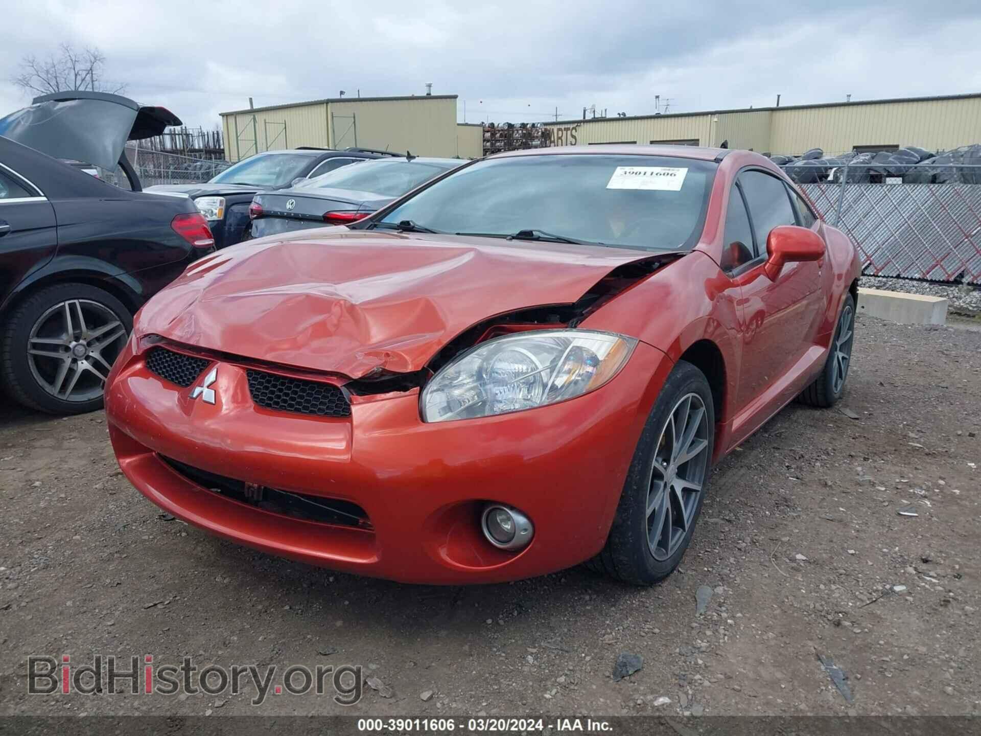 2006 MITSUBISHI ECLIPSE - VIN: 4A3AK34T96E001161 - Фото 2