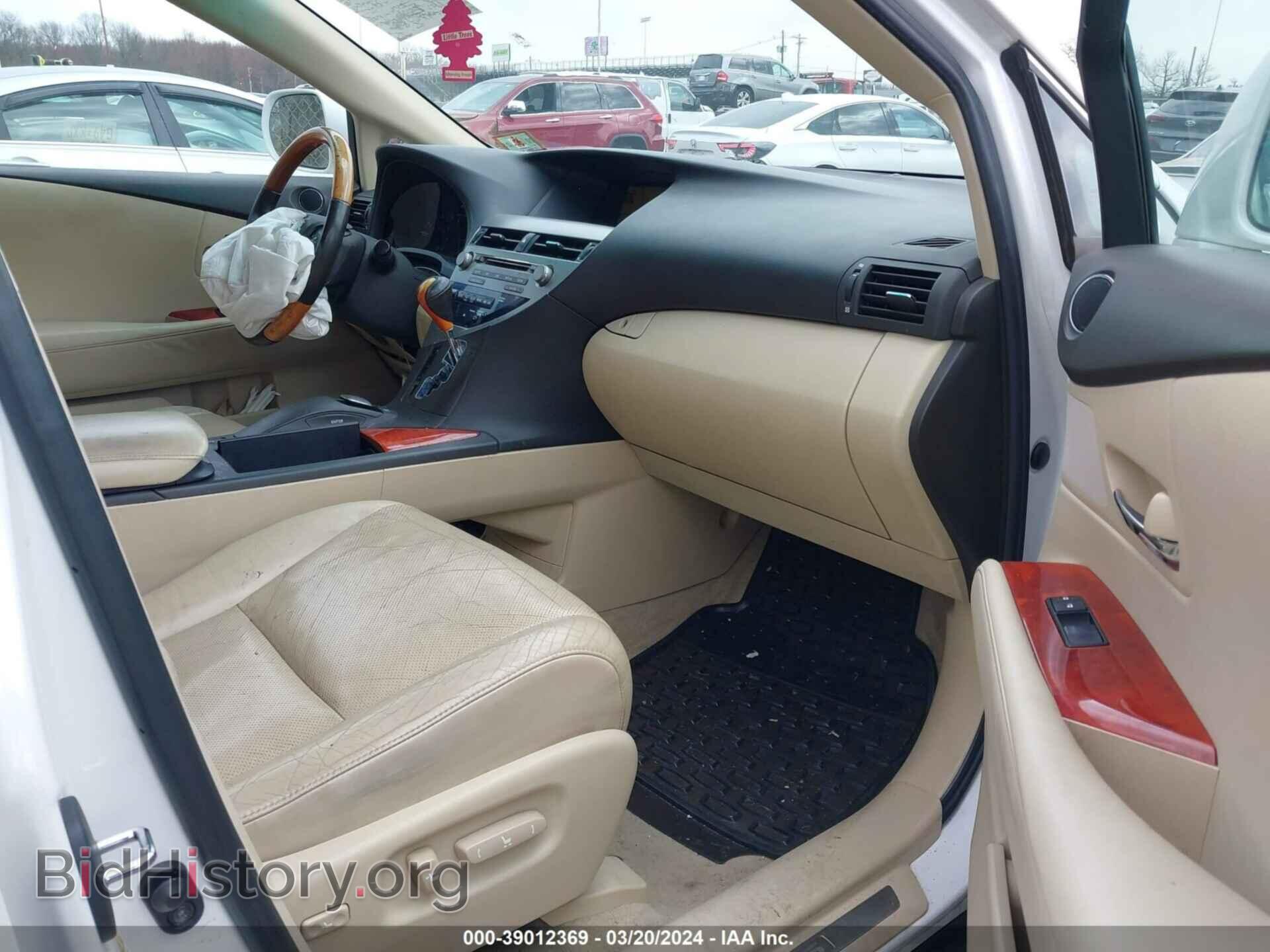 2010 LEXUS RX 350 - VIN: 2T2BK1BAXAC030866 - Фото 5