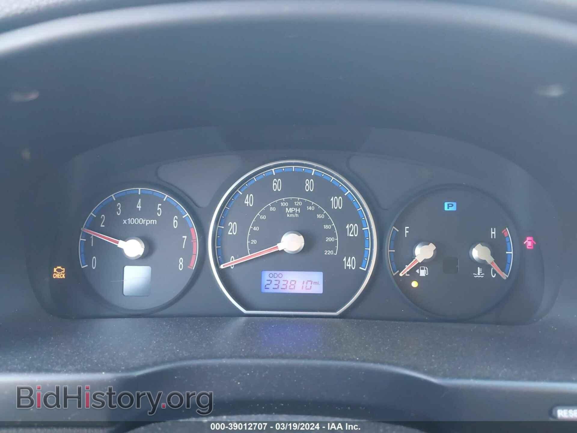 2007 HYUNDAI SANTA FE - VIN: 5NMSG73D67H080183 - Фото 7