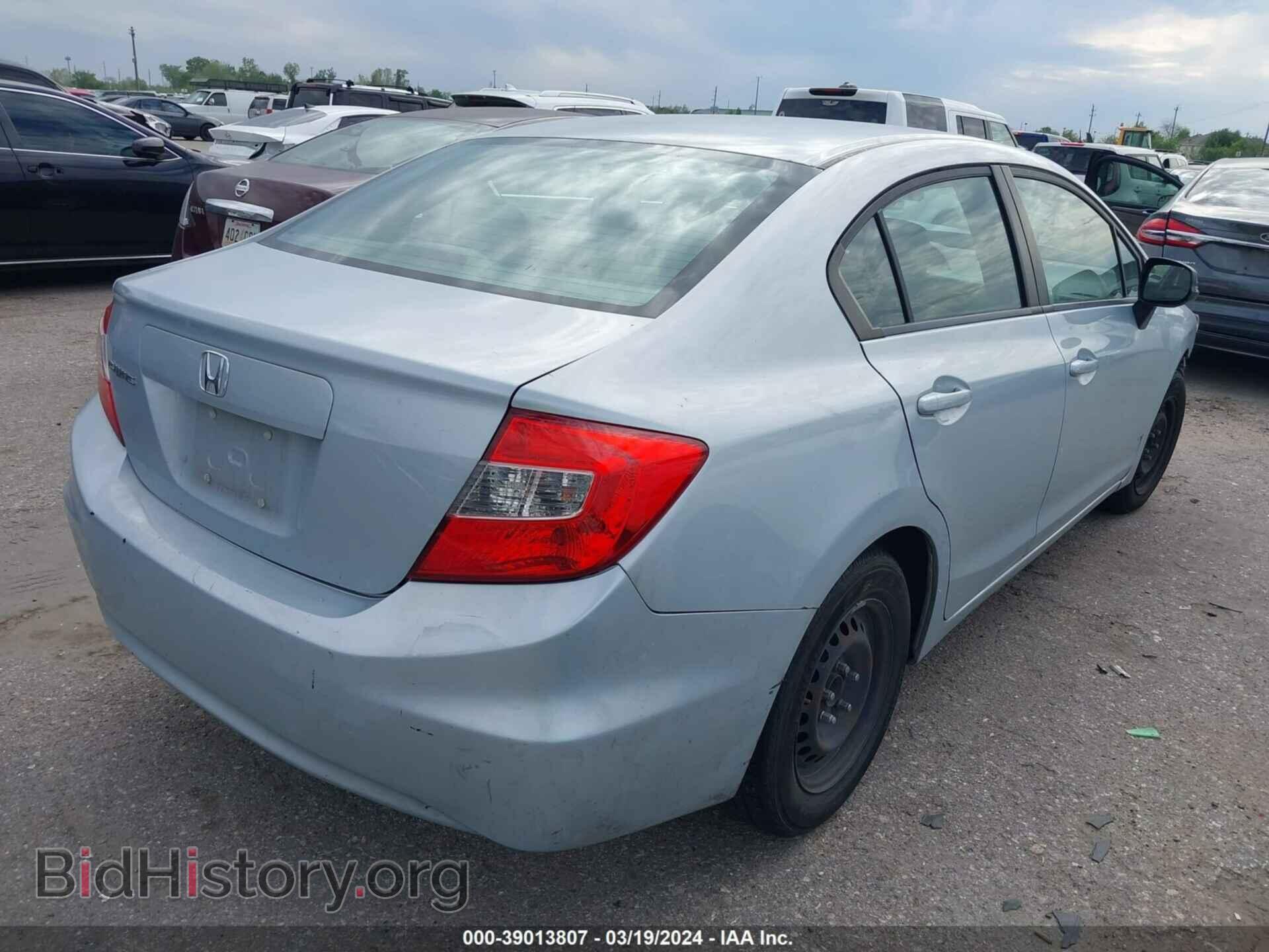 2012 HONDA CIVIC - VIN: 19XFB2F5XCE307481 - Photo 4