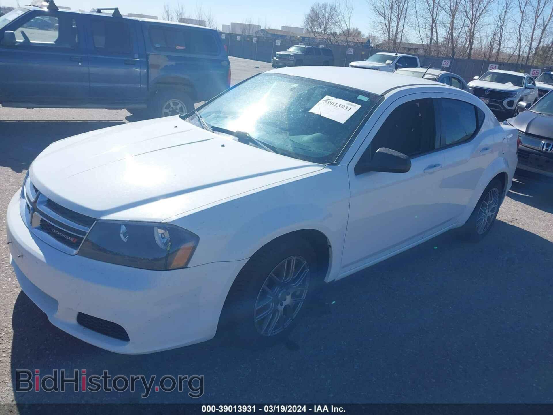 2013 DODGE AVENGER - VIN: 1C3CDZAB7DN572234 - Фото 2