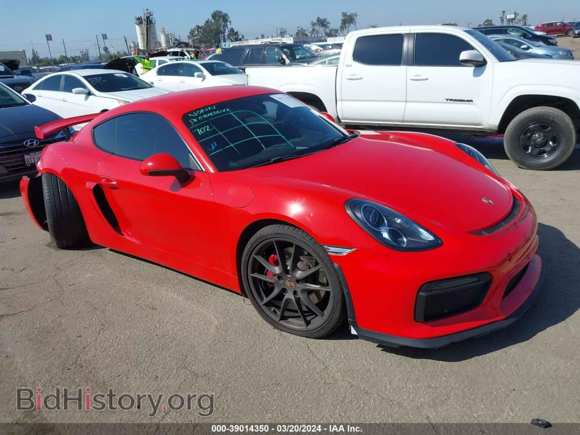 Фотография WP0AB2A85EK193126 - PORSCHE CAYMAN 2014