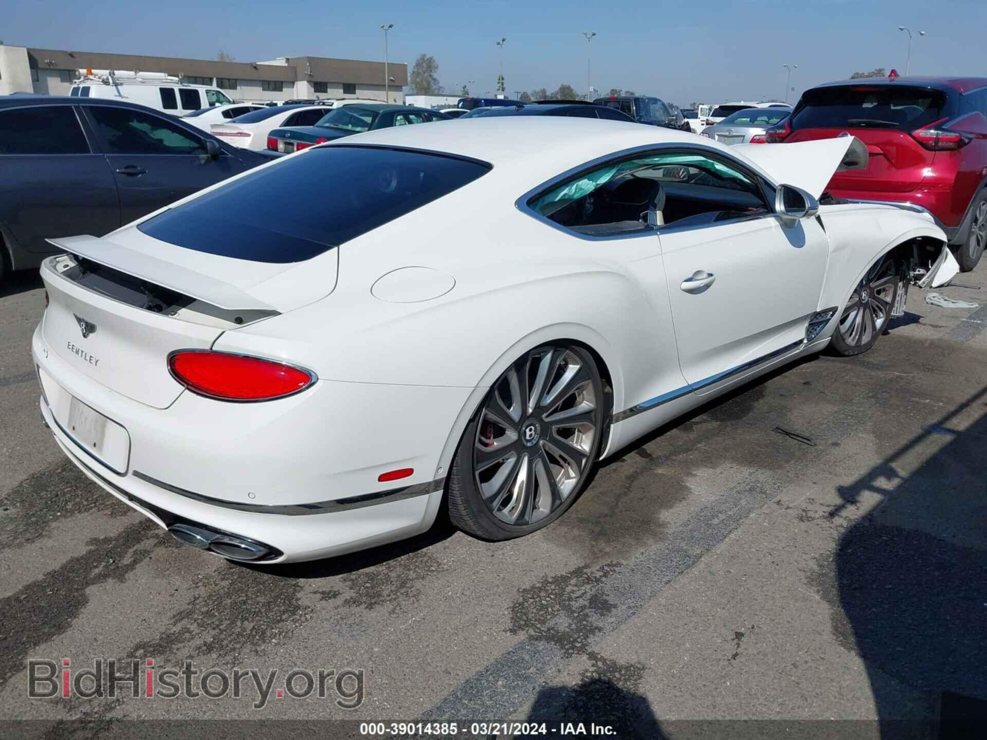 2022 BENTLEY CONTINENTAL GT - VIN: SCBCG2ZG5NC093224 - Фото 4
