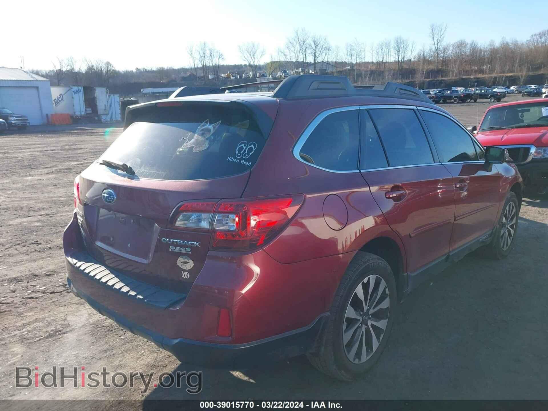 2015 SUBARU OUTBACK - VIN: 4S4BSANC5F3291786 - Фото 4