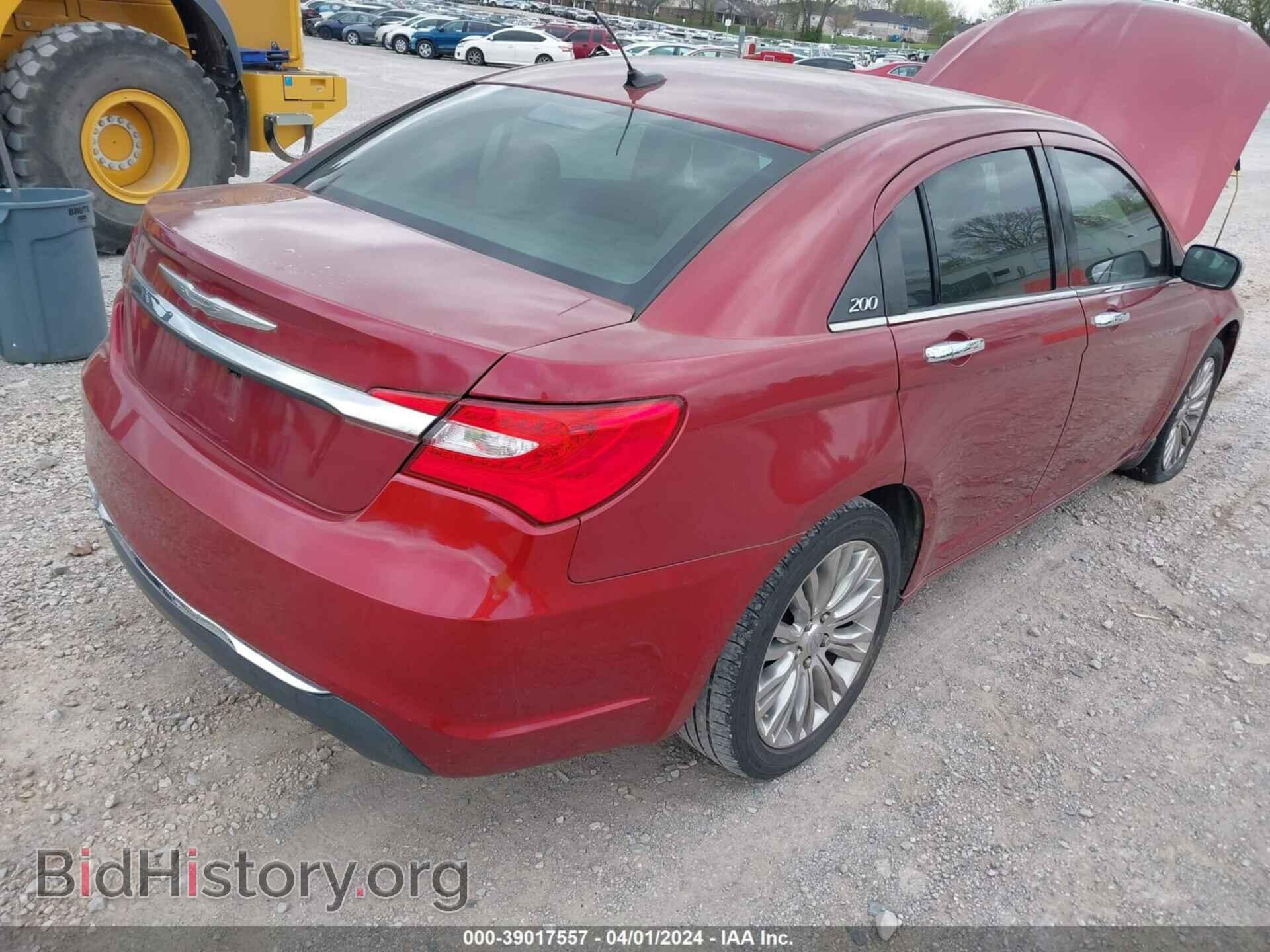 2012 CHRYSLER 200 - VIN: 1C3CCBCB0CN206010 - Фото 4