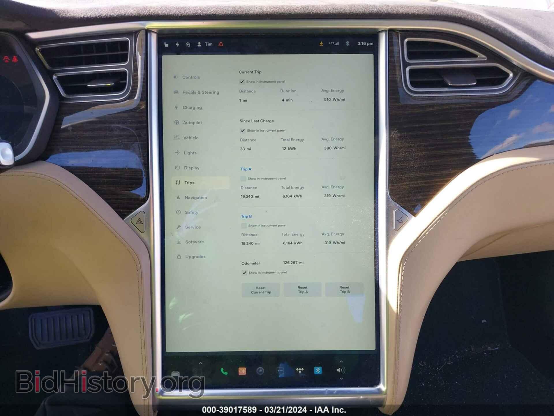 2015 TESLA MODEL S - VIN: 5YJSA1S22FF095049 - Photo 18