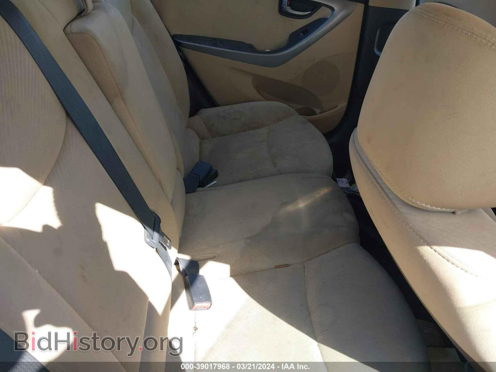 2012 HYUNDAI ELANTRA - VIN: 5NPDH4AE5CH105703 - Фото 8