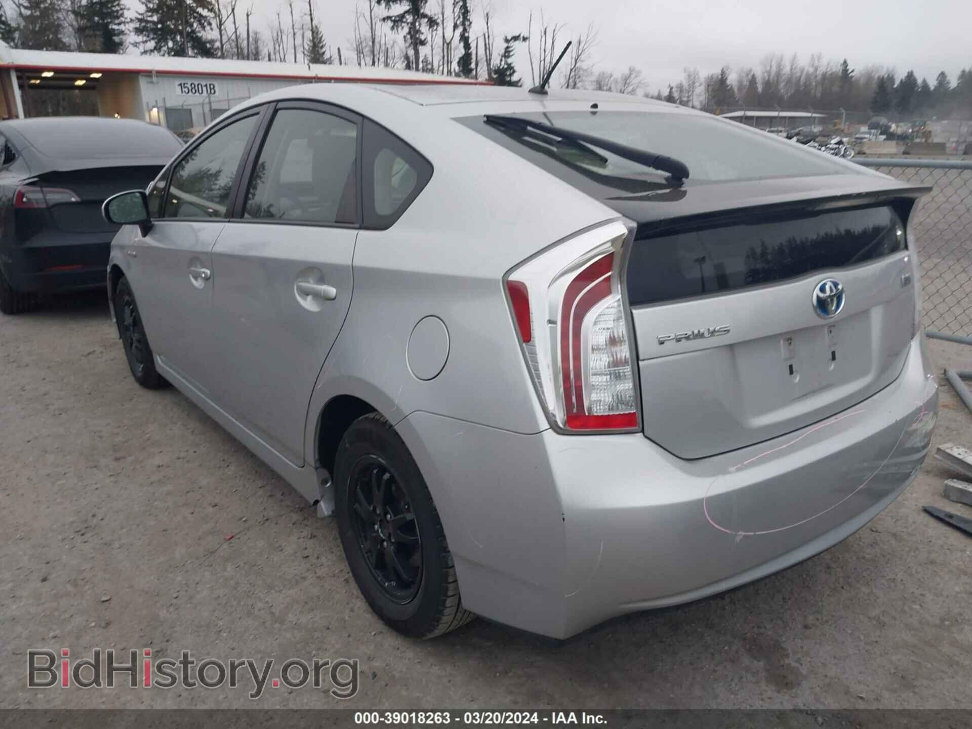 2012 TOYOTA PRIUS - VIN: JTDKN3DU9C1556802 - Фото 3