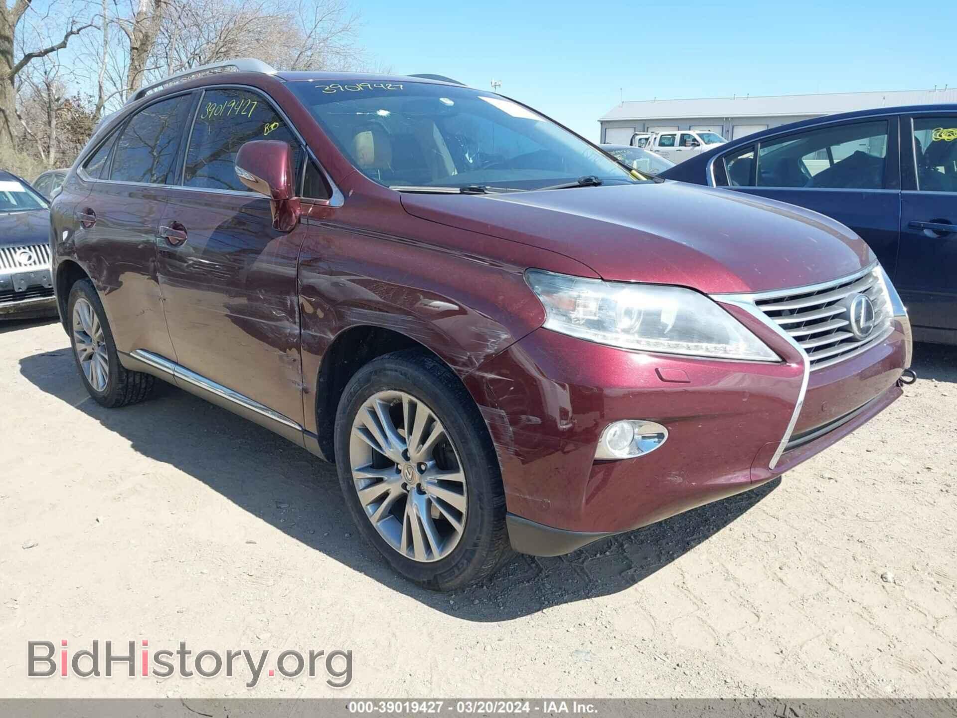 Фотография 2T2BK1BA5EC229961 - LEXUS RX 350 2014