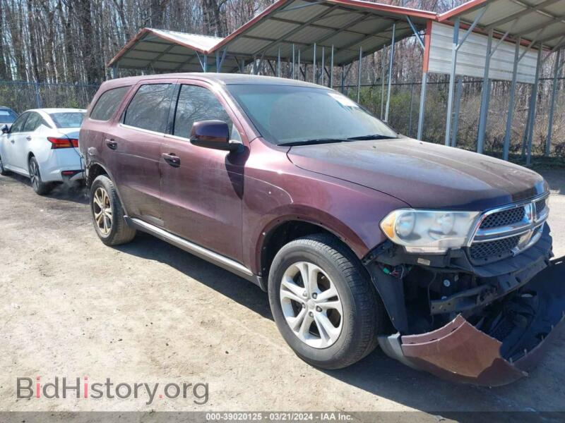 2012 Dodge DURANGO SXT (VIN 1C4RDHAG7CC335944) — фото 1 из 16, IAAI, повреждение: передняя часть