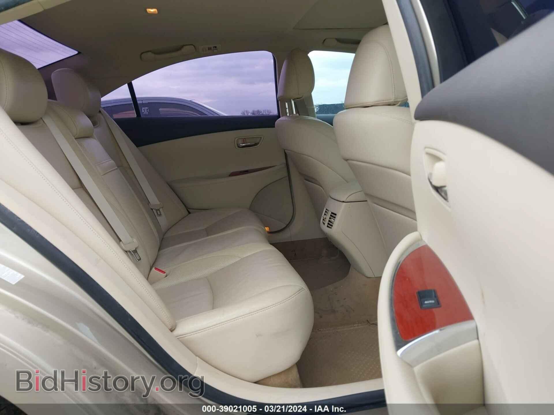 2012 LEXUS ES 350 - VIN: JTHBK1EG1C2486548 - Фото 8
