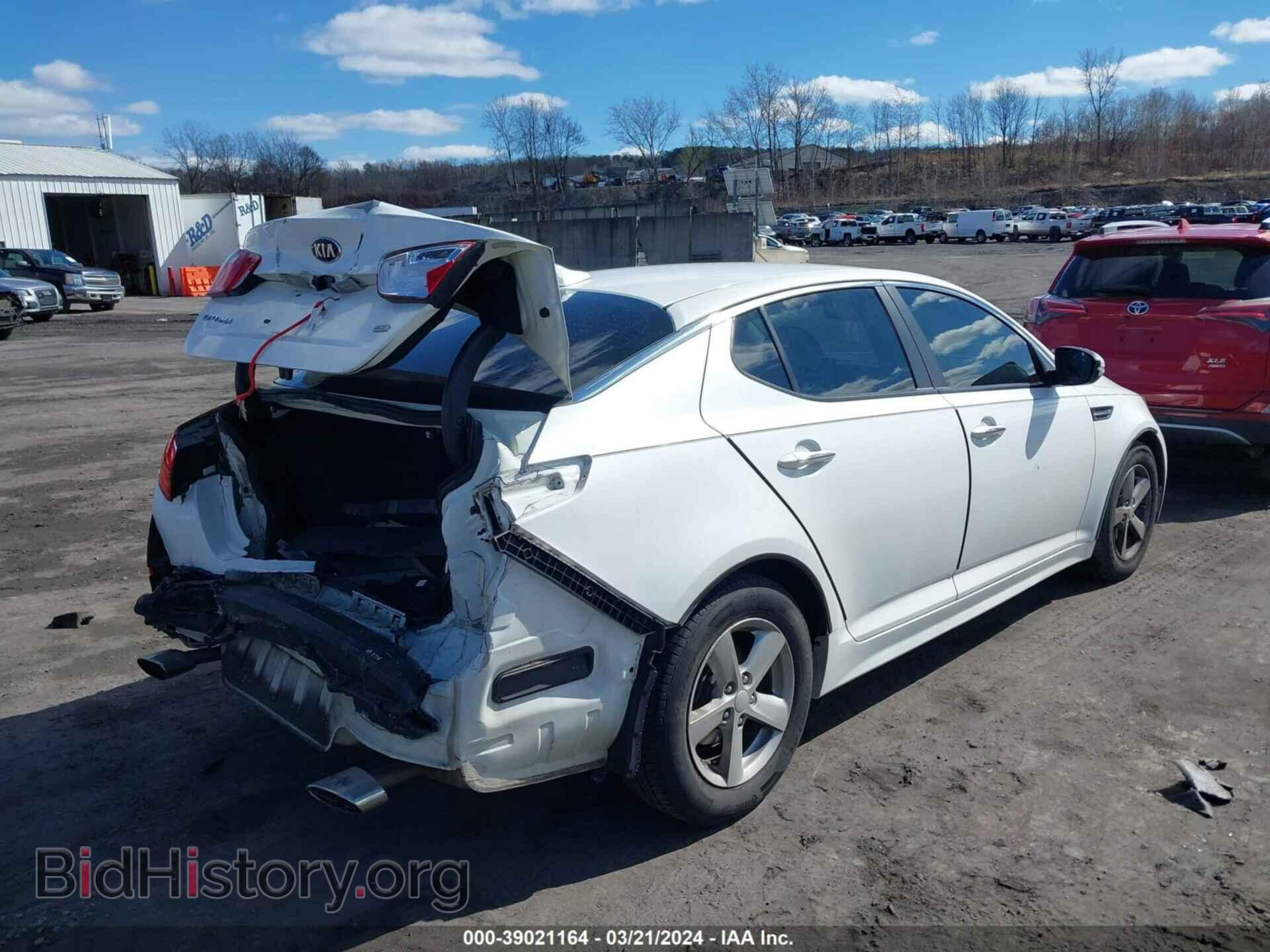 2015 KIA OPTIMA - VIN: KNAGM4A73F5643571 - Photo 4