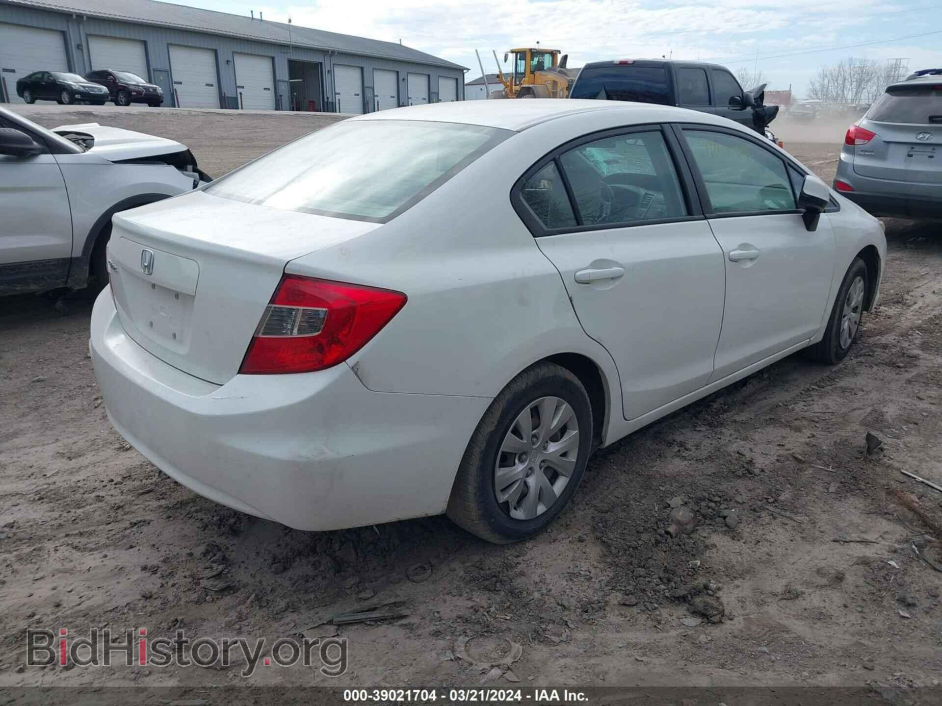 2012 HONDA CIVIC - VIN: 19XFB2F58CE091453 - Фото 4