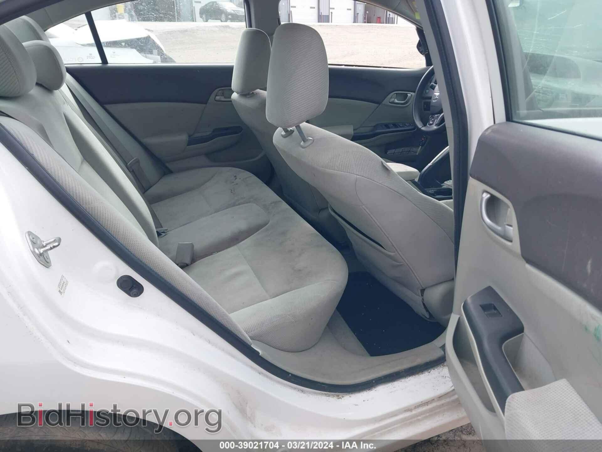 2012 HONDA CIVIC - VIN: 19XFB2F58CE091453 - Фото 8