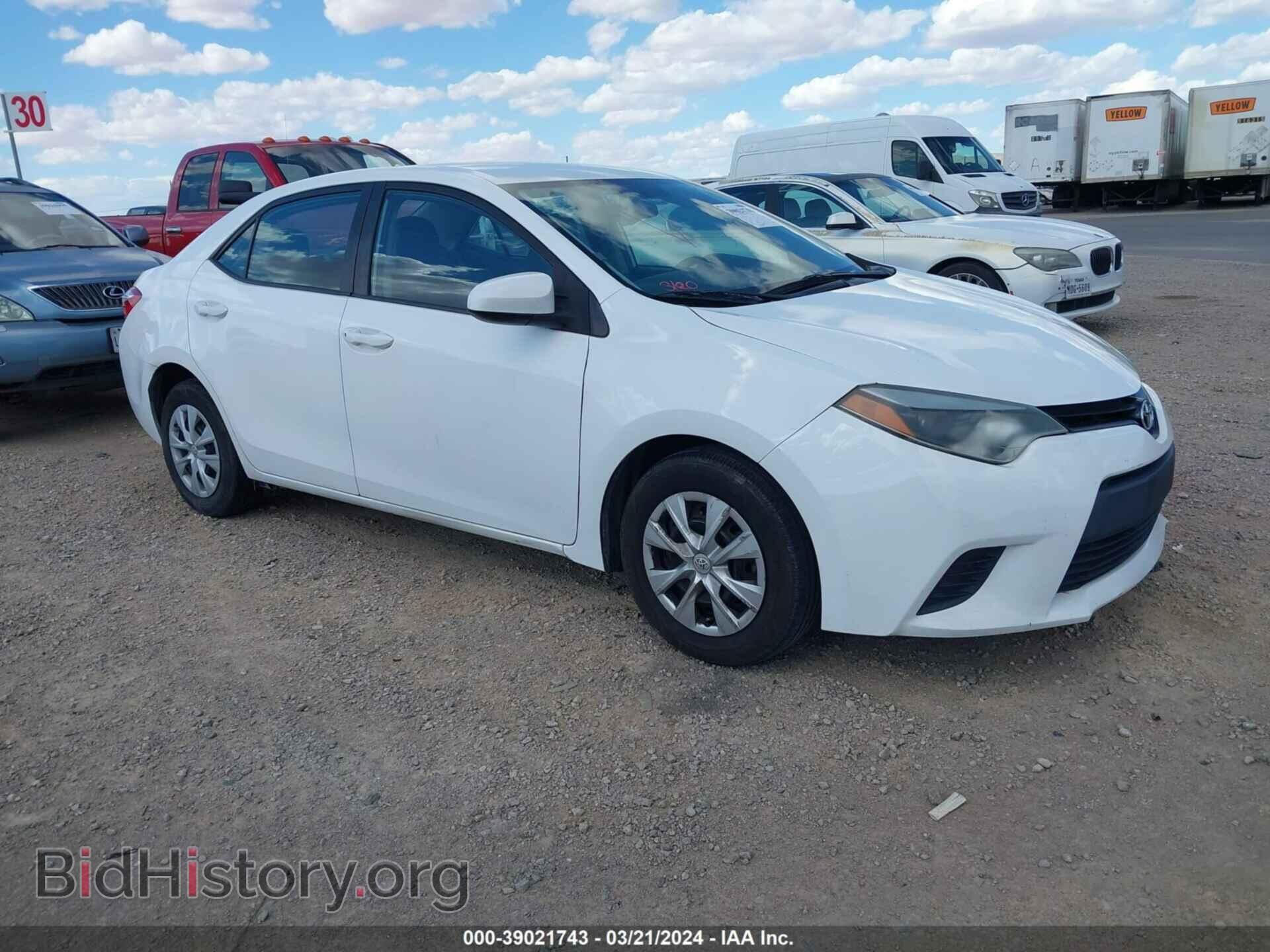 Фотография 5YFBURHE2FP332120 - TOYOTA COROLLA 2015