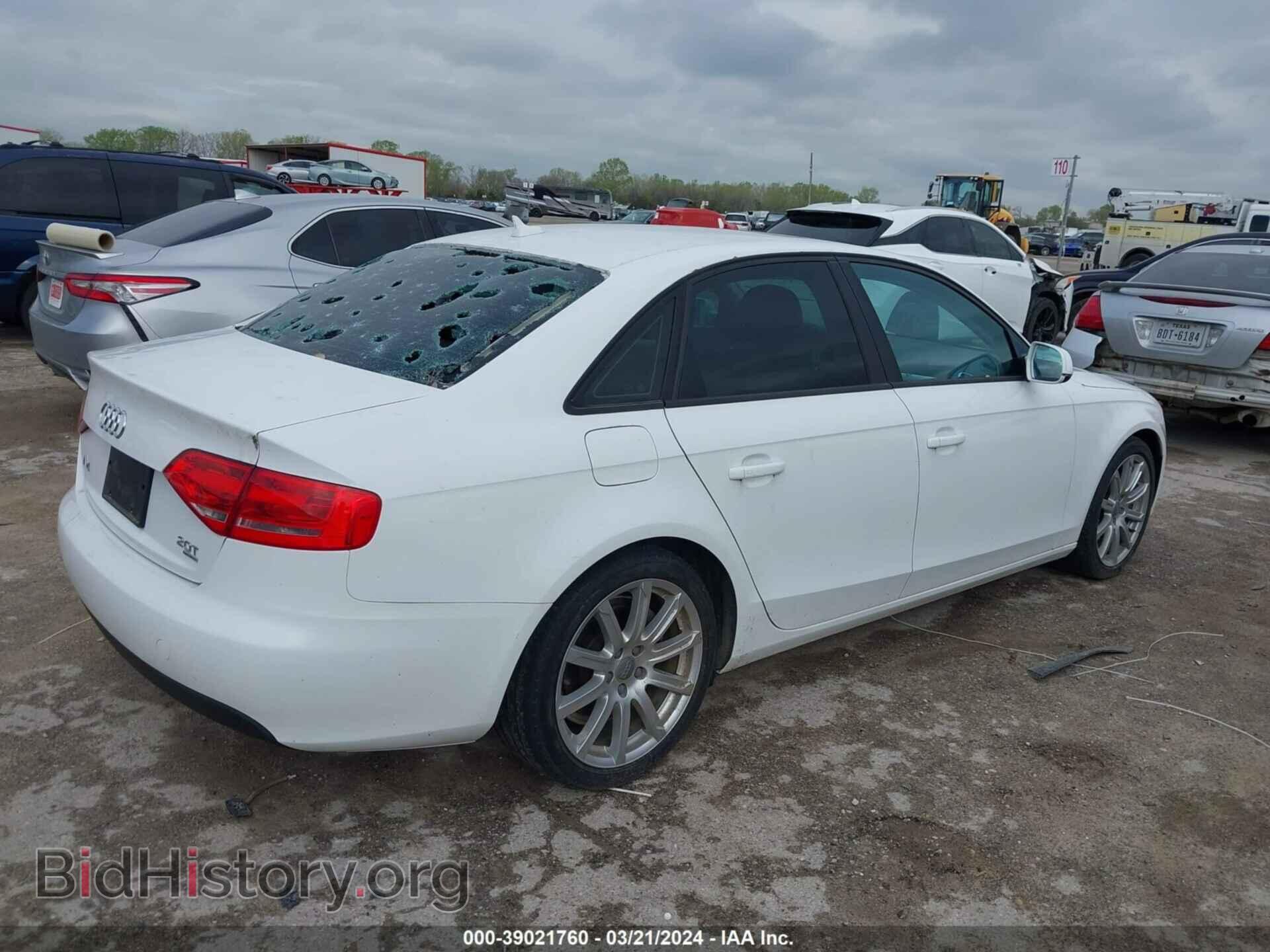 2011 AUDI A4 - VIN: WAUDFAFL3BN044424 - Фото 4