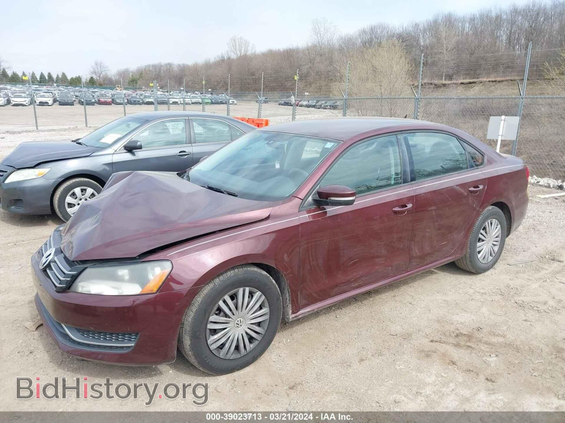 2014 VOLKSWAGEN PASSAT - VIN: 1VWAP7A31EC005955 - Фото 2