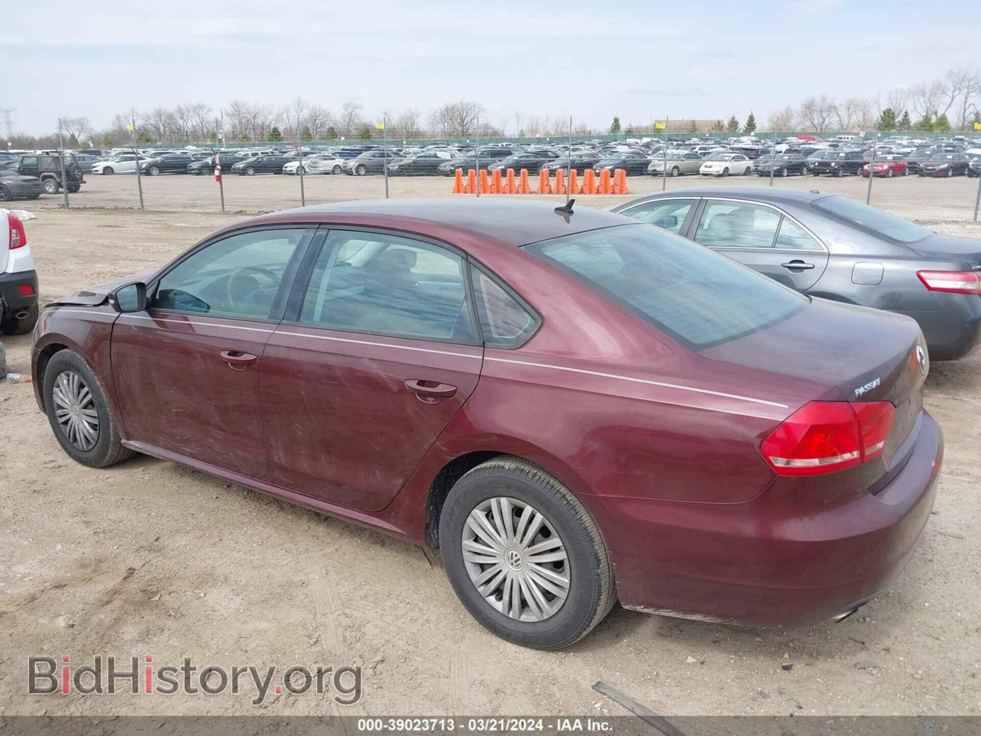 2014 VOLKSWAGEN PASSAT - VIN: 1VWAP7A31EC005955 - Фото 3