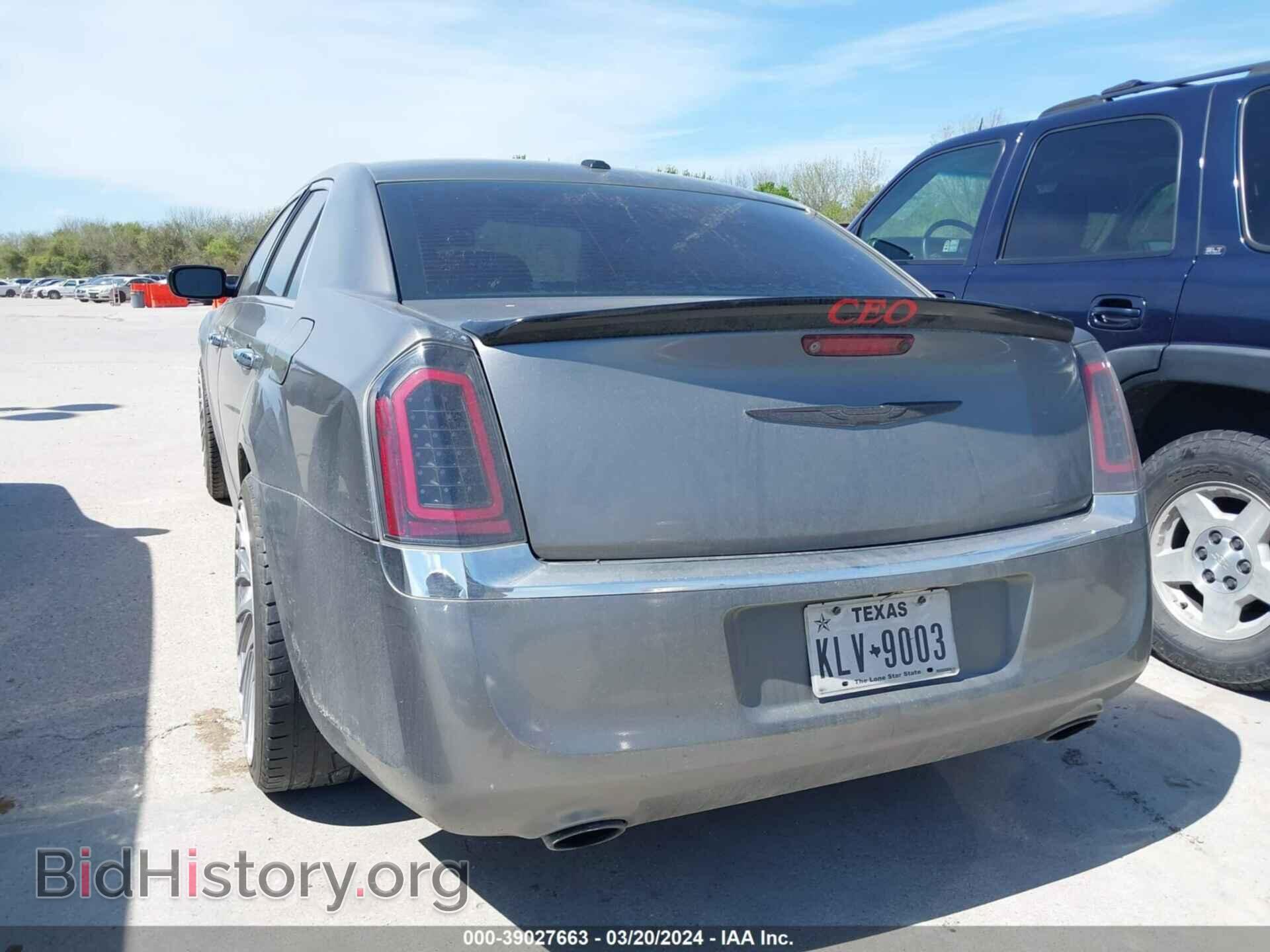 2012 CHRYSLER 300 - VIN: 2C3CCACGXCH224044 - Фото 3