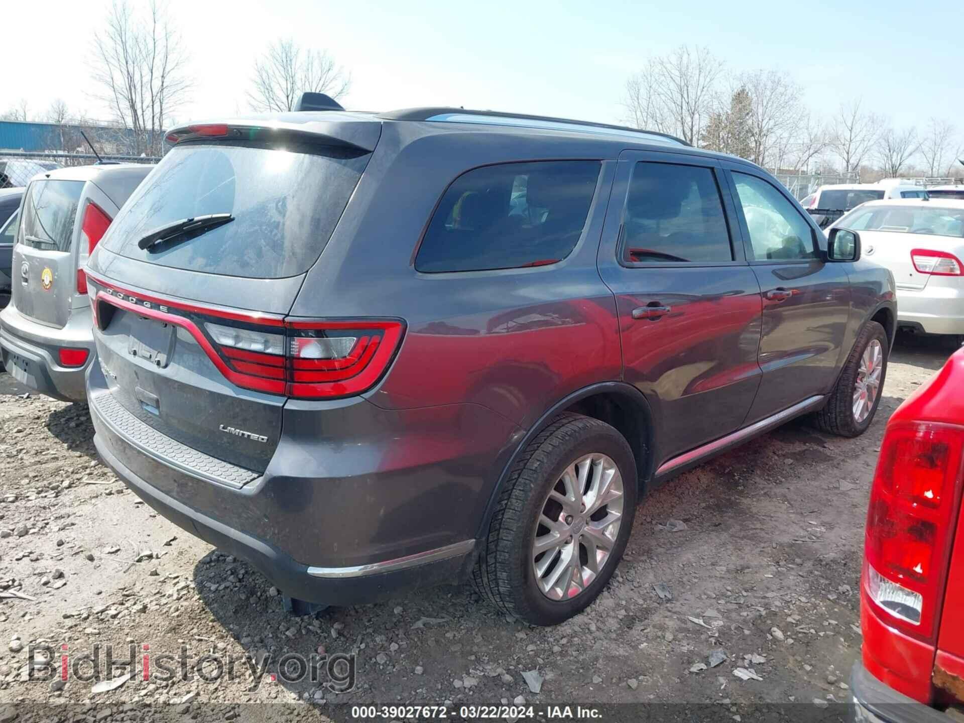 2016 DODGE DURANGO - VIN: 1C4RDJDGXGC362449 - Photo 4