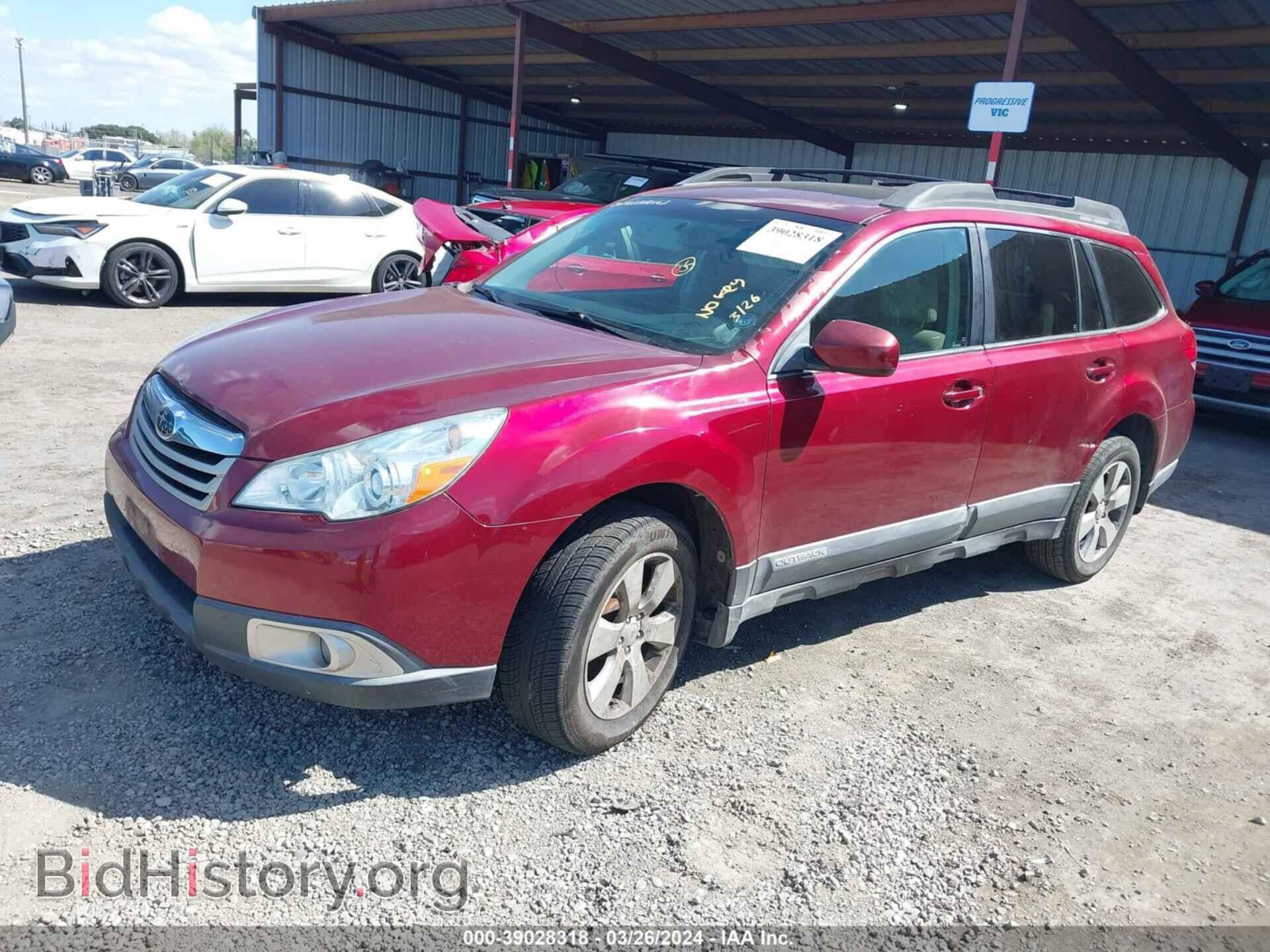 2011 SUBARU OUTBACK - VIN: 4S4BRBGC8B3339371 - Фото 2
