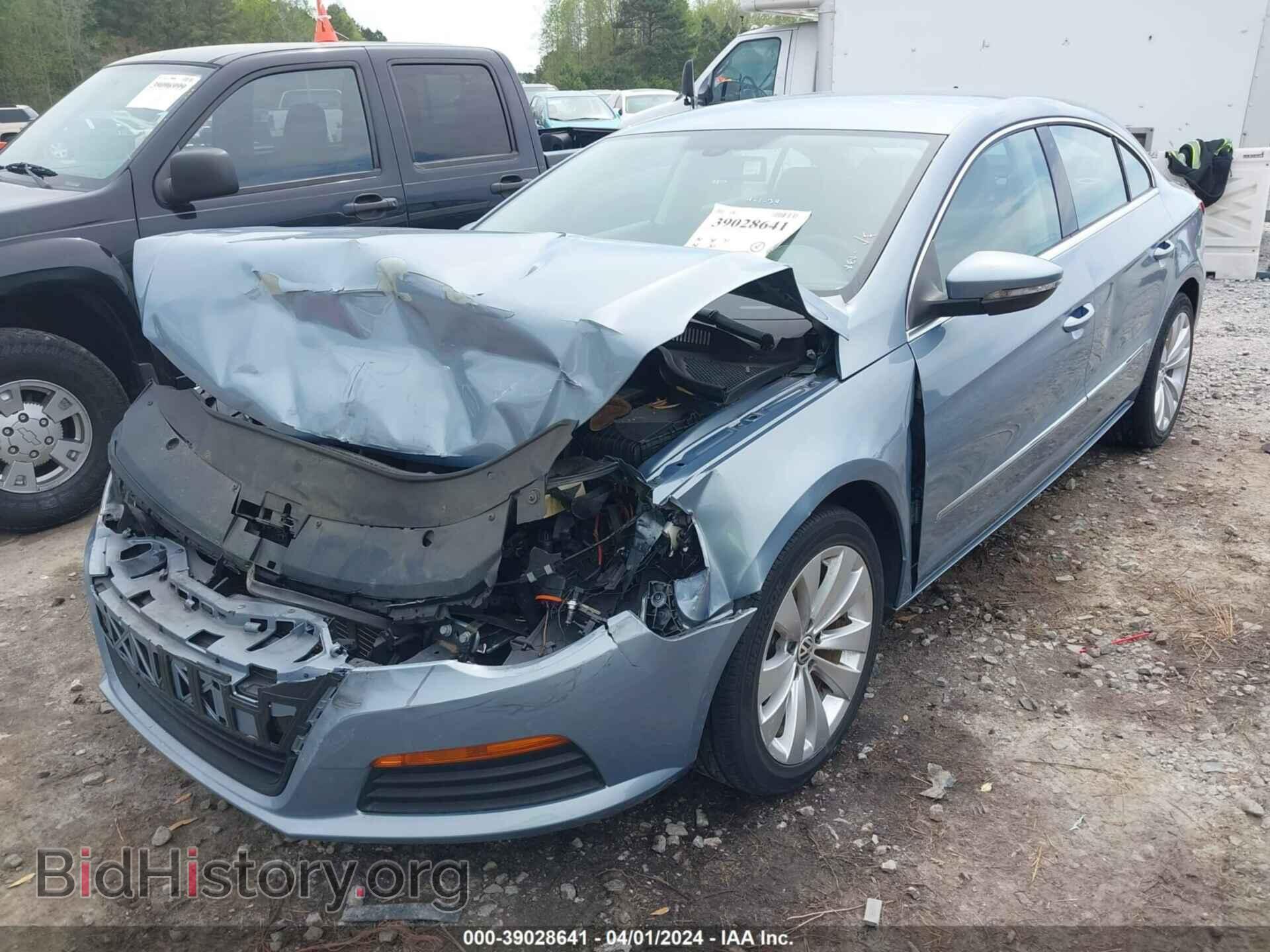2012 VOLKSWAGEN CC - VIN: WVWMP7AN8CE541949 - Фото 2