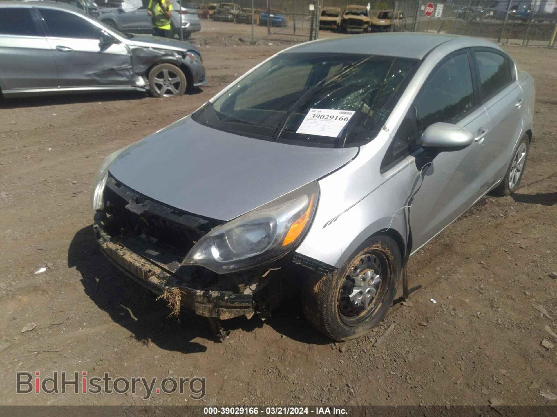 2013 KIA RIO - VIN: KNADN4A33D6217657 - Фото 2