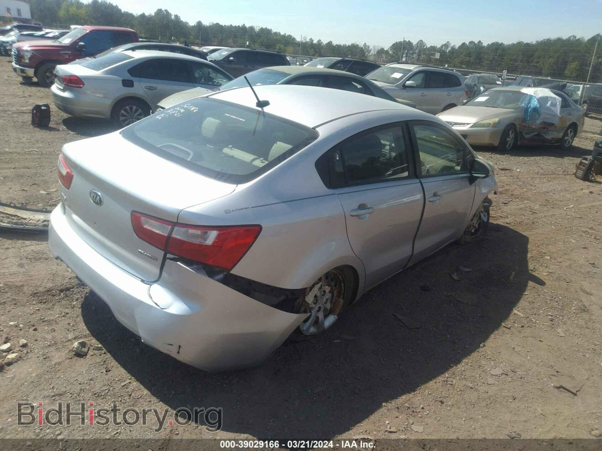 2013 KIA RIO - VIN: KNADN4A33D6217657 - Фото 4
