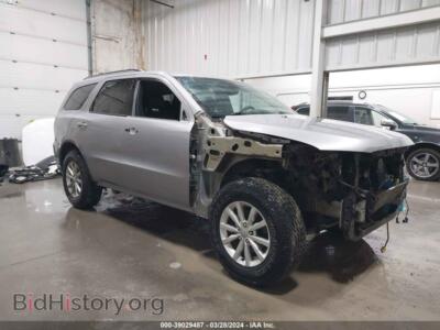 2017 Dodge DURANGO SXT AWD, серебристый — VIN 1C4RDJAG0HC824376, IAAI