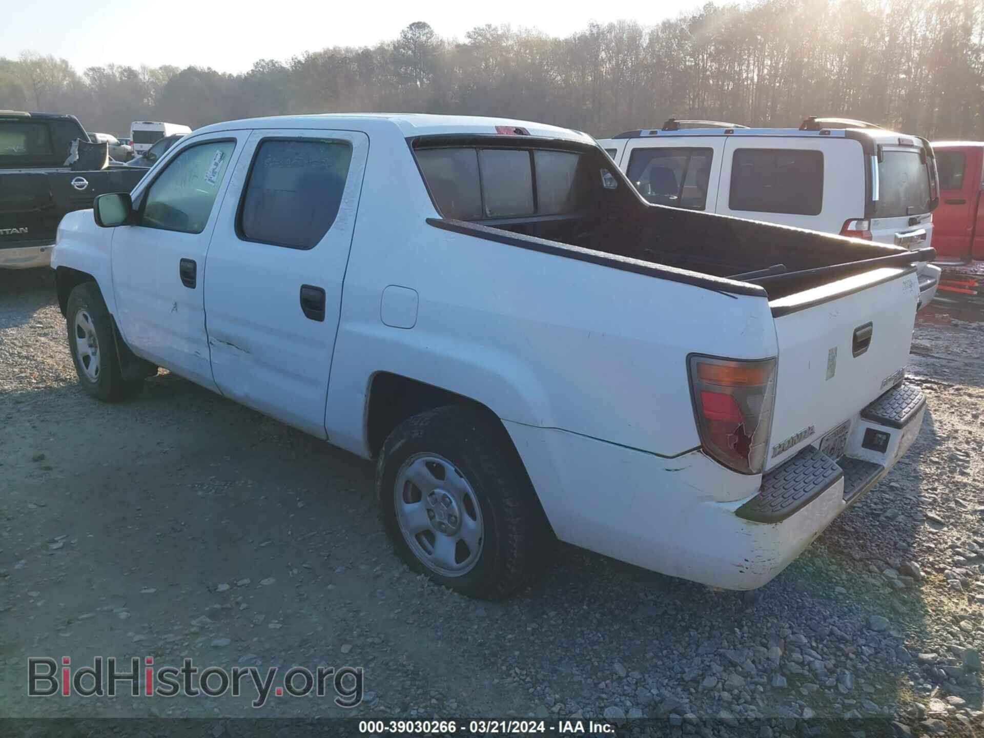2008 HONDA RIDGELINE - VIN: 2HJYK162X8H521287 - Фото 3