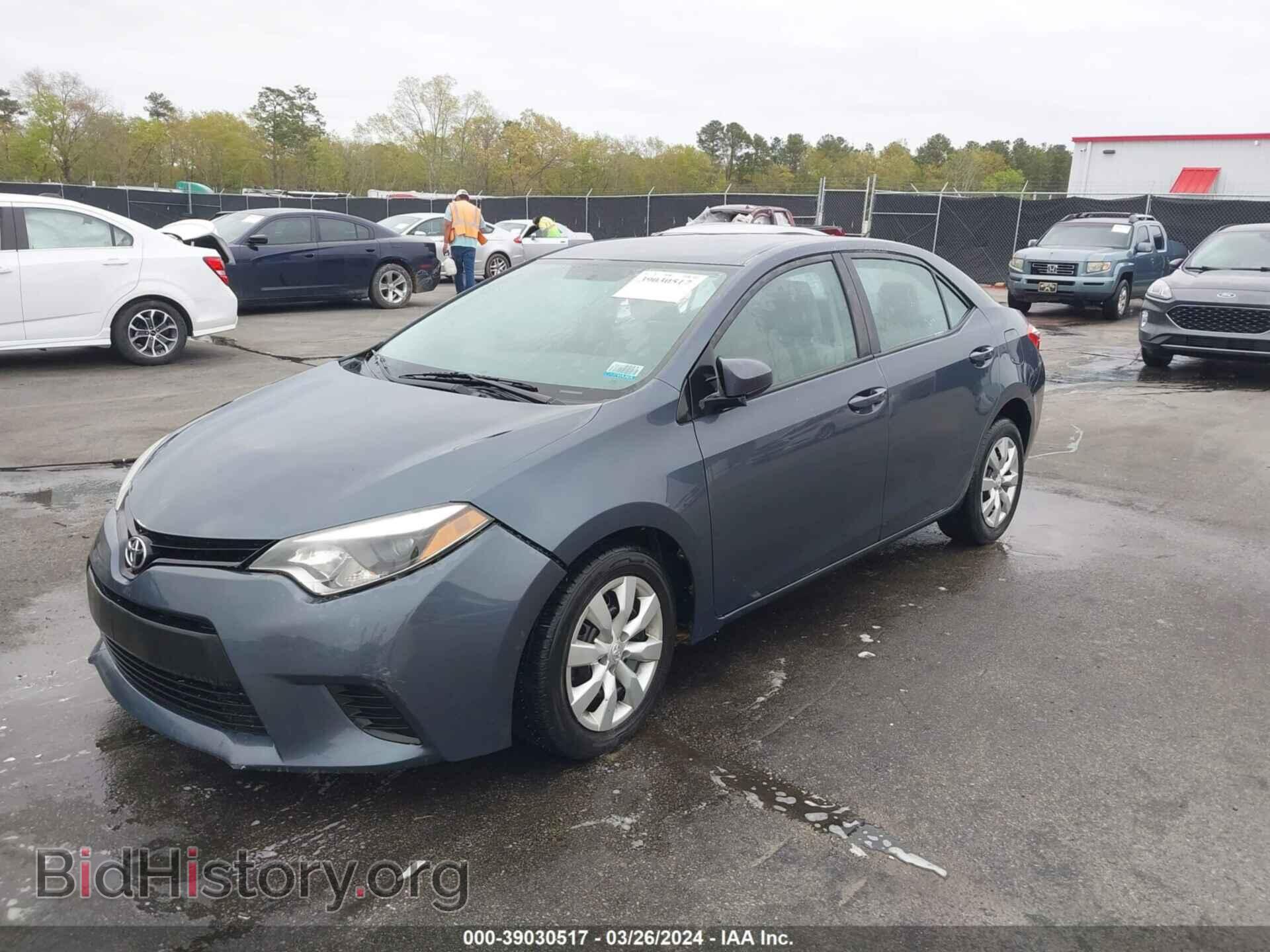 2014 TOYOTA COROLLA - VIN: 2T1BURHEXEC146100 - Фото 2