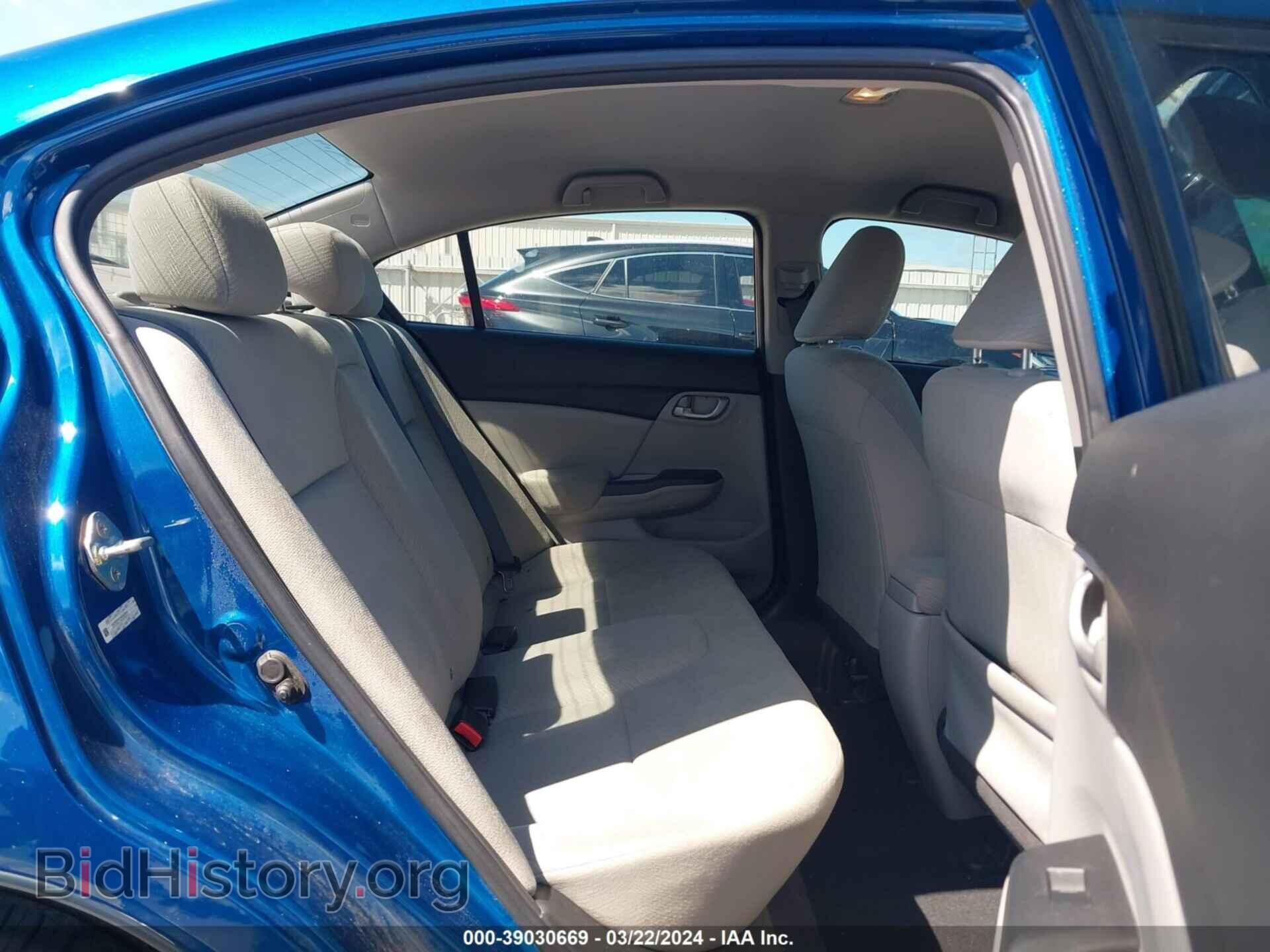 2013 HONDA CIVIC - VIN: 2HGFB2F5XDH592075 - Фото 8
