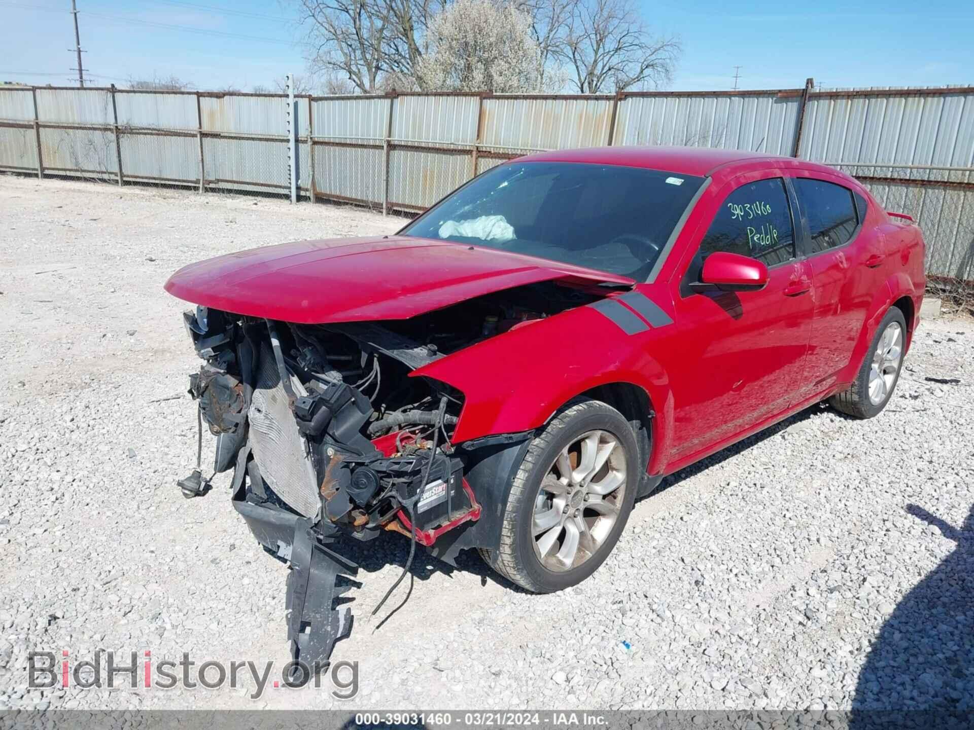 2012 DODGE AVENGER - VIN: 1C3CDZBG1CN234238 - Фото 2