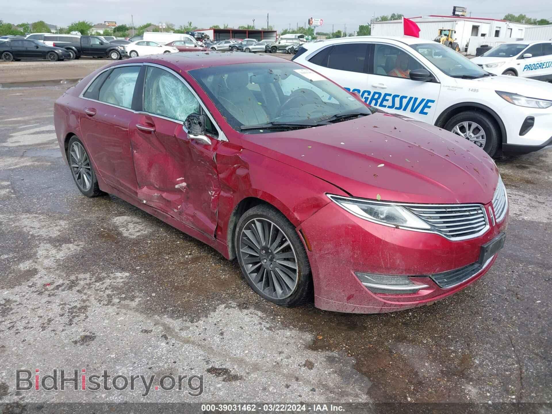 Фотография 3LN6L2G92GR627287 - LINCOLN MKZ 2016