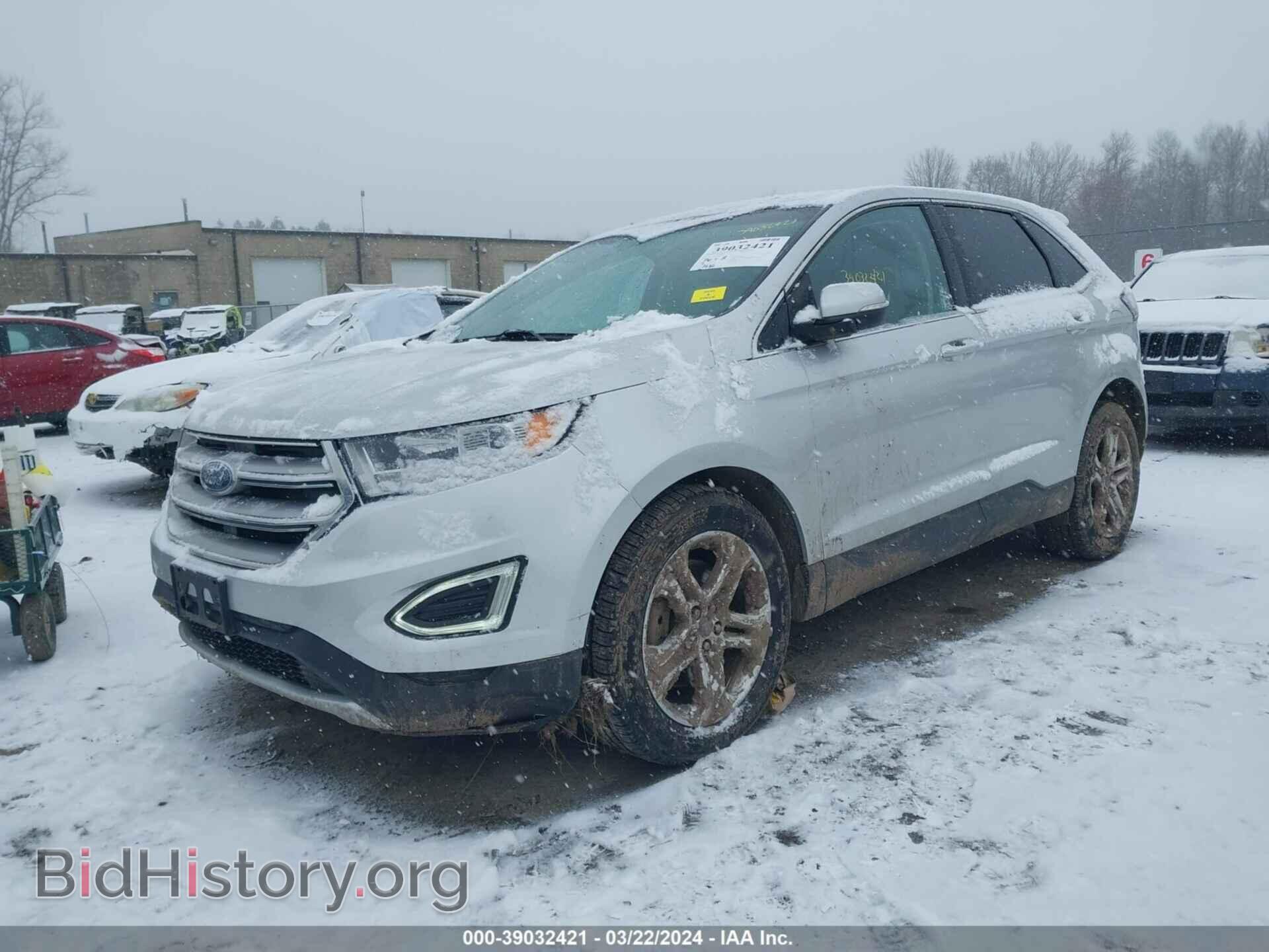2015 FORD EDGE - VIN: 2FMTK4K91FBB28535 - Фото 2