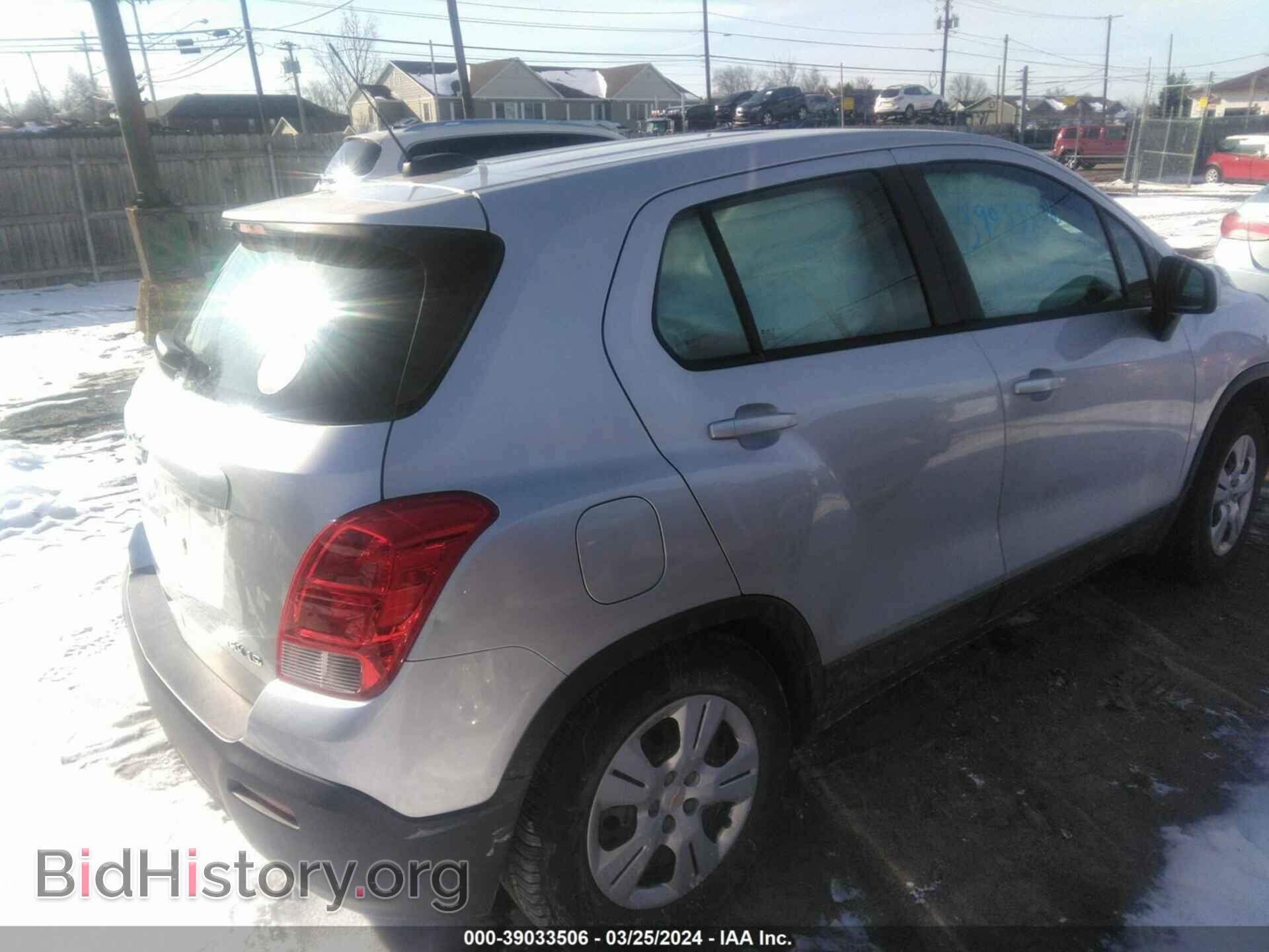 2015 CHEVROLET TRAX - VIN: KL7CJKSB8FB245532 - Фото 4