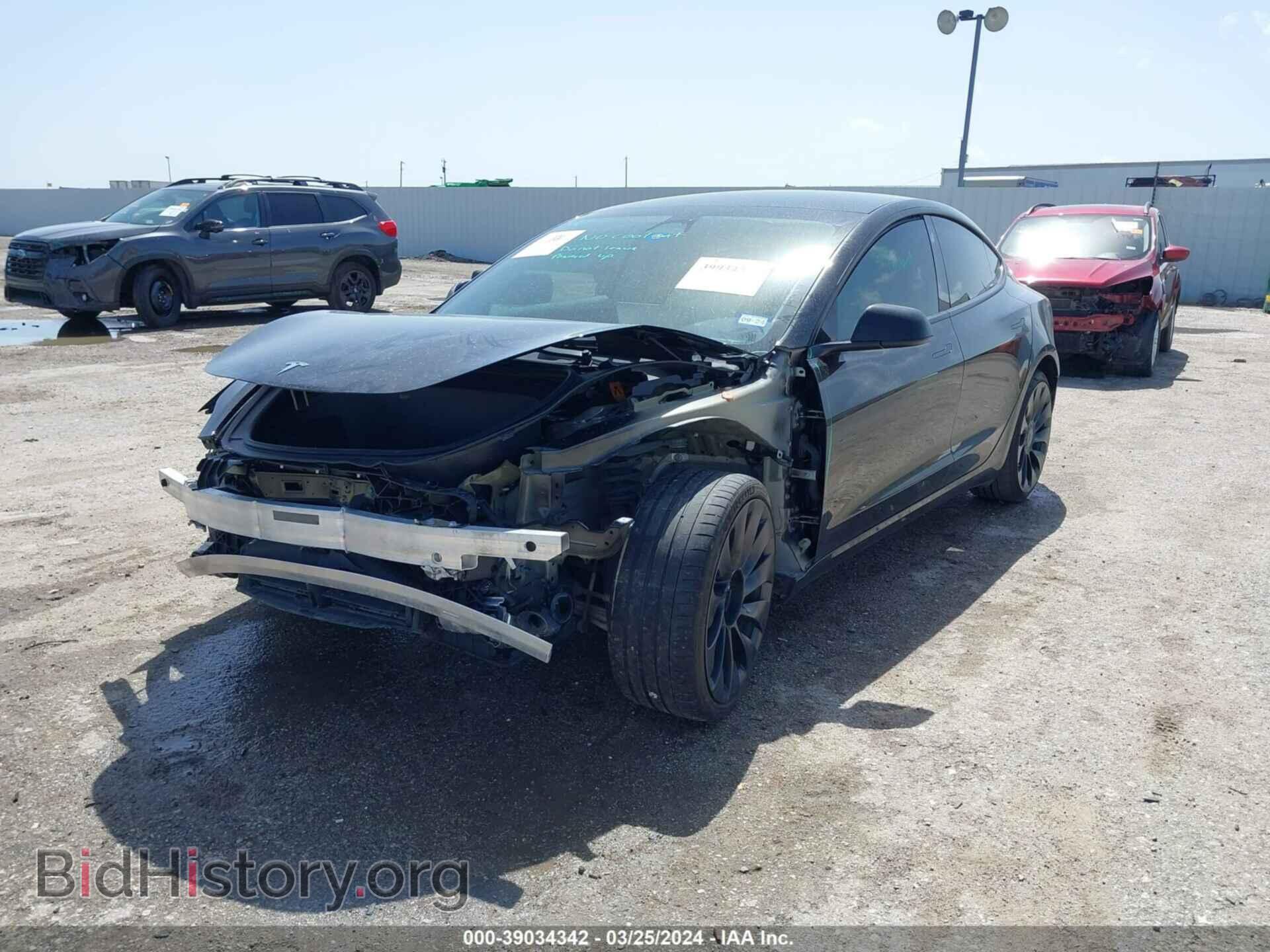 2022 TESLA MODEL 3 - VIN: 5YJ3E1EC3NF329940 - Фото 2