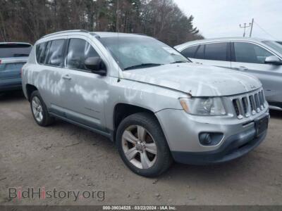 2011 Jeep COMPASS, серебристый — VIN 1J4NF1FB5BD215530, IAAI