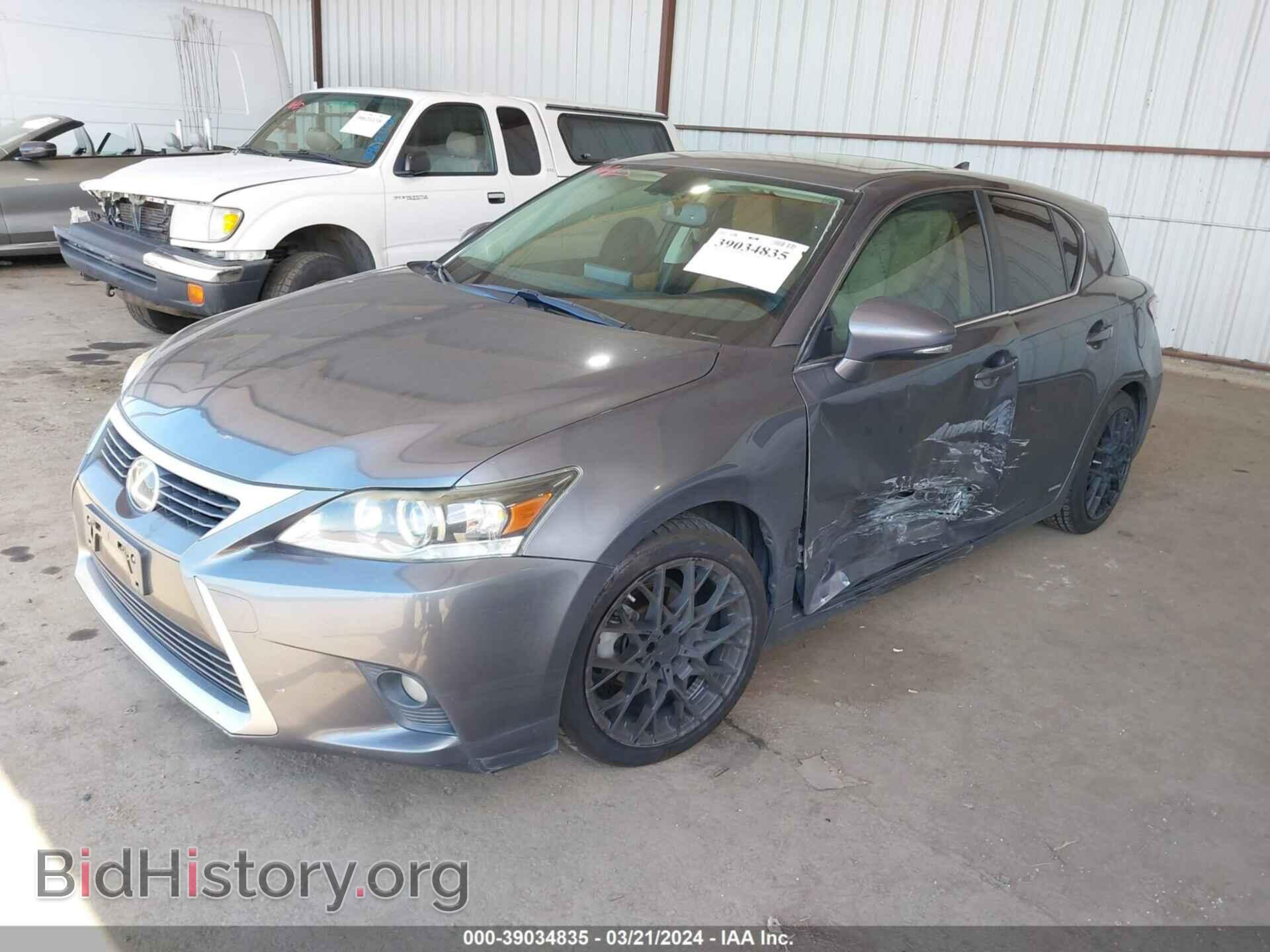 2014 LEXUS CT - VIN: JTHKD5BH6E2203191 - Photo 2