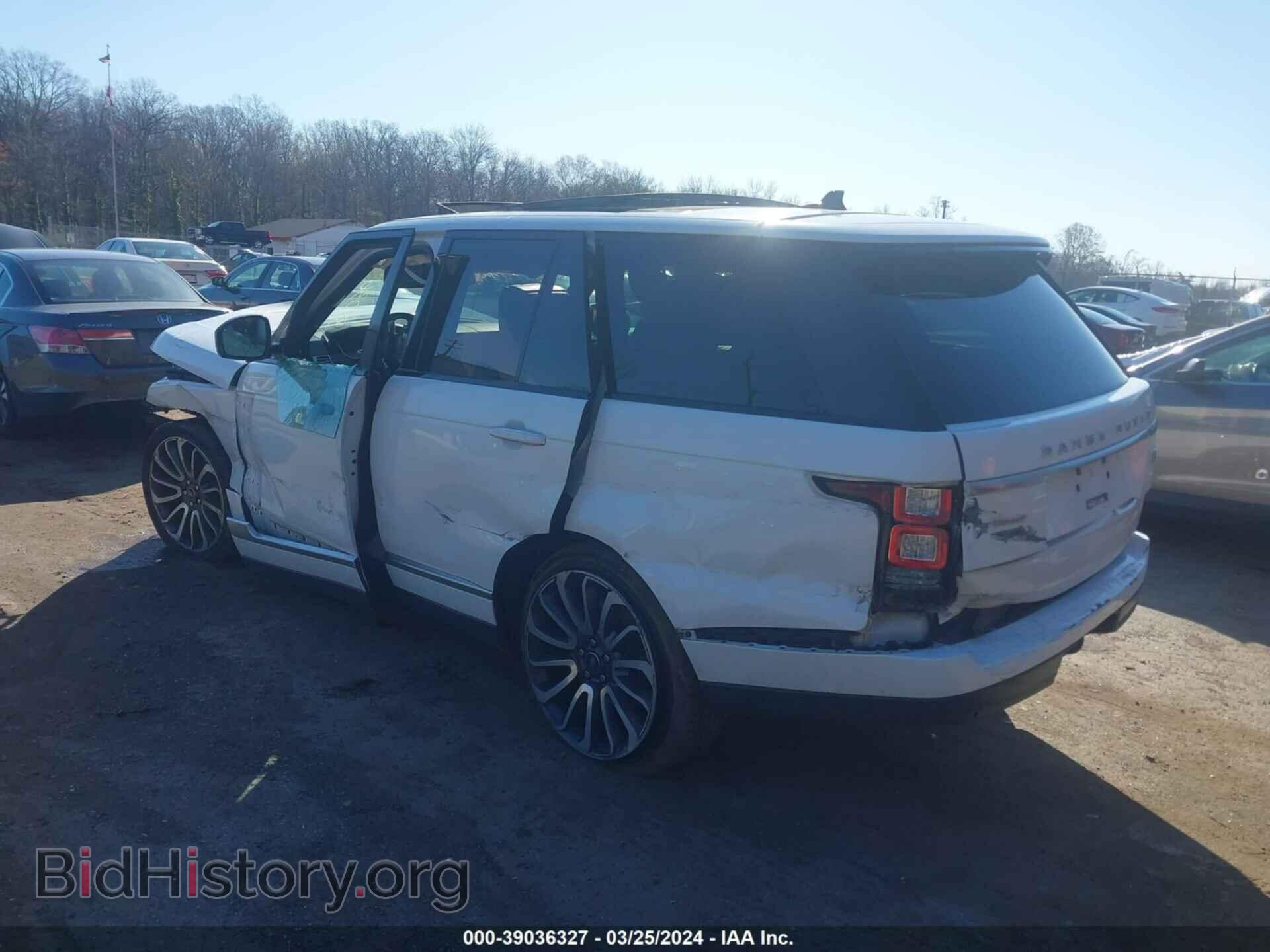 2015 LAND ROVER RANGE ROVER - VIN: SALGV2TF6FA240192 - Фото 3