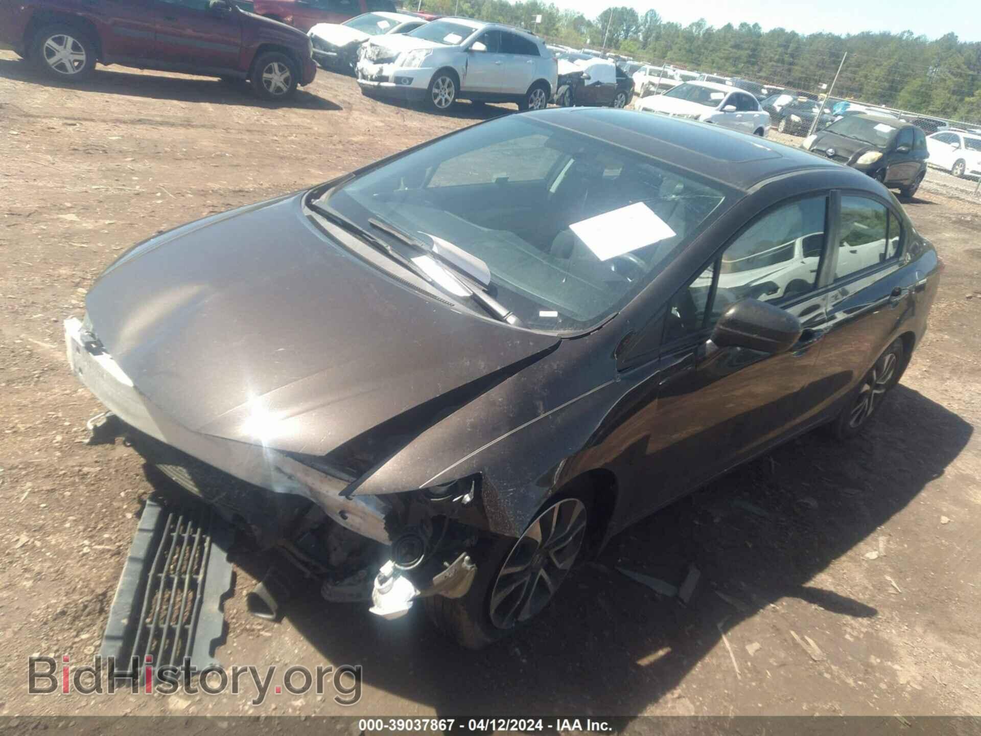 2014 HONDA CIVIC - VIN: 2HGFB2F87EH536087 - Фото 2