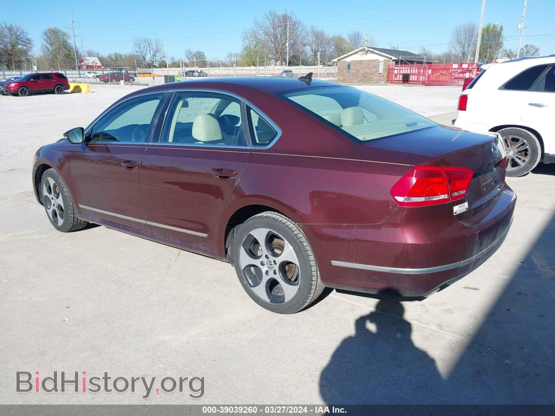 2012 VOLKSWAGEN PASSAT - VIN: 1VWBN7A37CC035159 - Фото 3