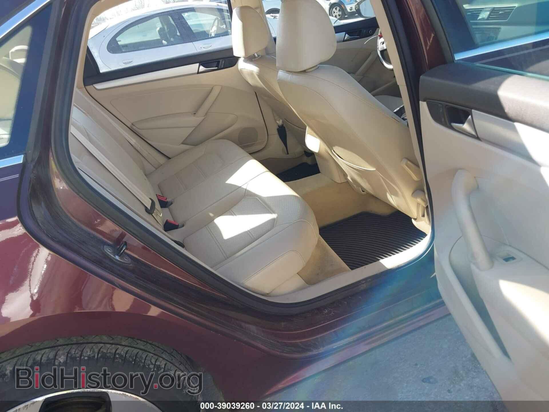 2012 VOLKSWAGEN PASSAT - VIN: 1VWBN7A37CC035159 - Фото 8