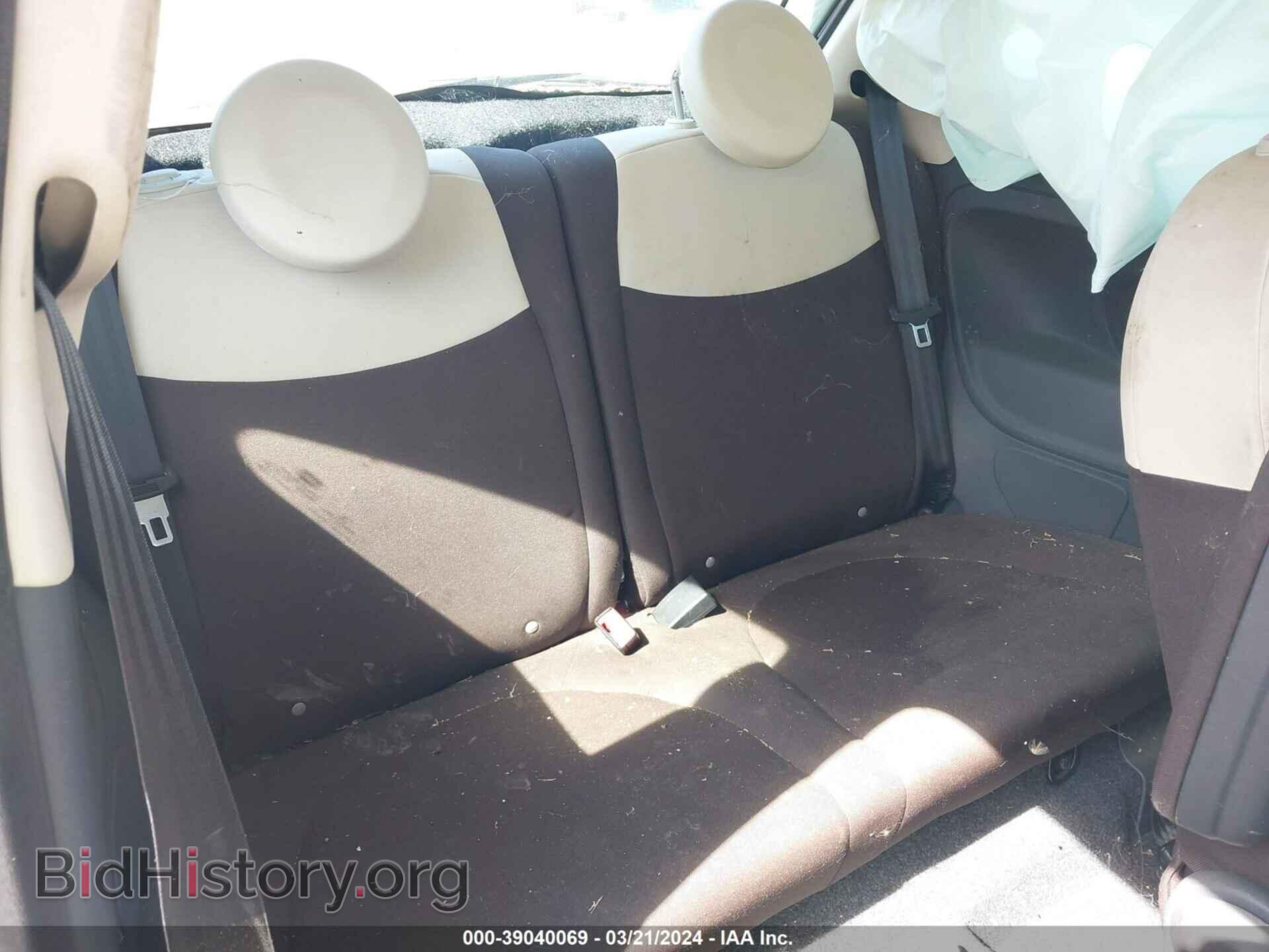 2013 FIAT 500 - VIN: 3C3CFFAR3DT513218 - Фото 8