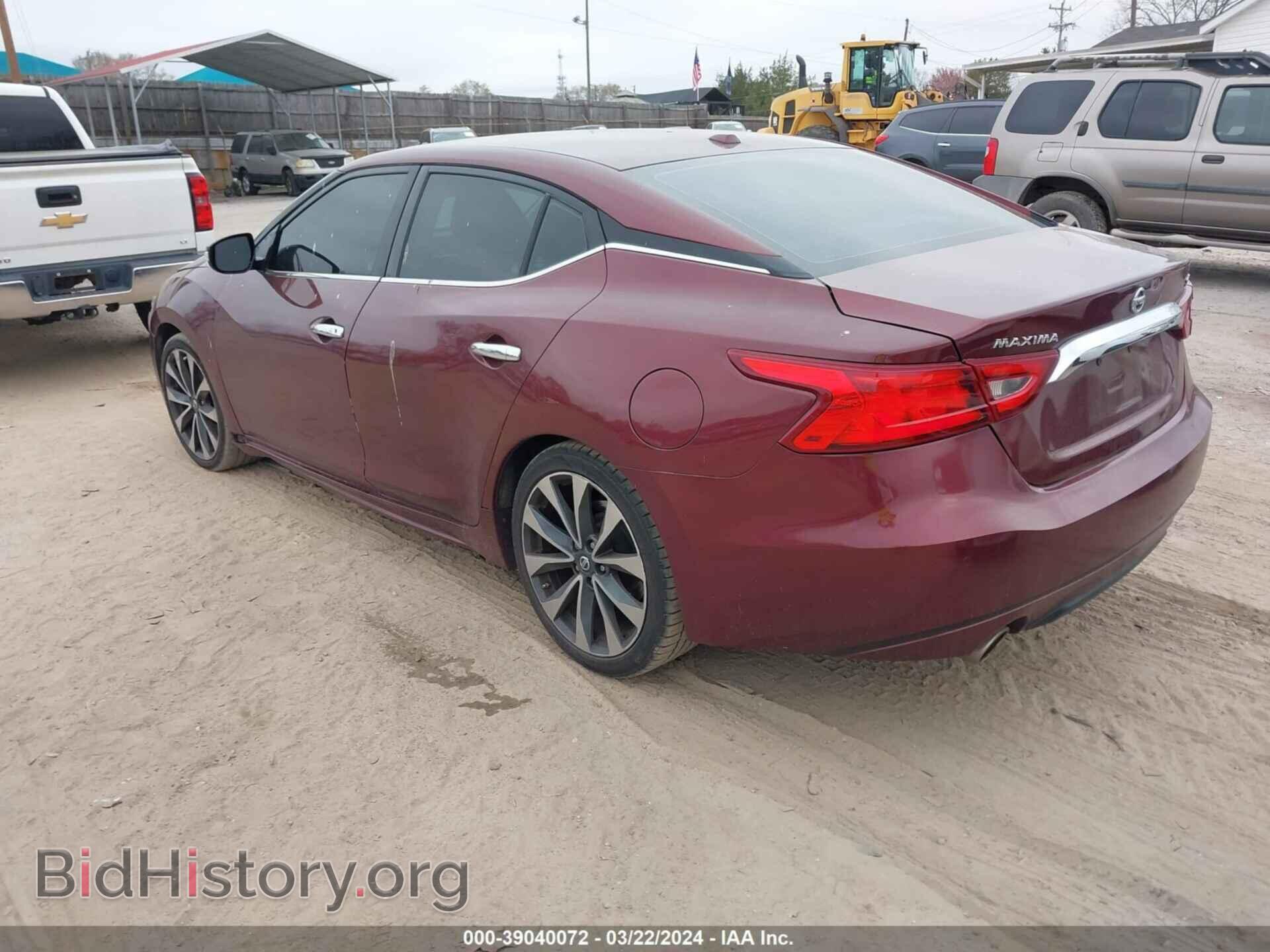 2016 NISSAN MAXIMA - VIN: 1N4AA6AP0GC402003 - Фото 3