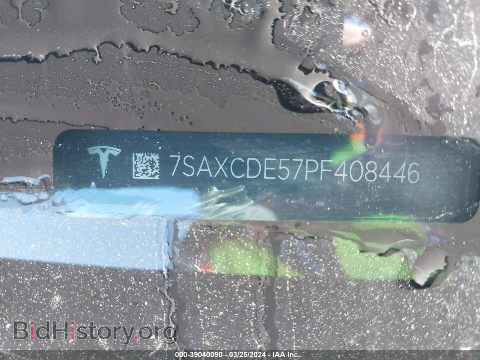 2023 TESLA MODEL X - VIN: 7SAXCDE57PF408446 - Фото 9
