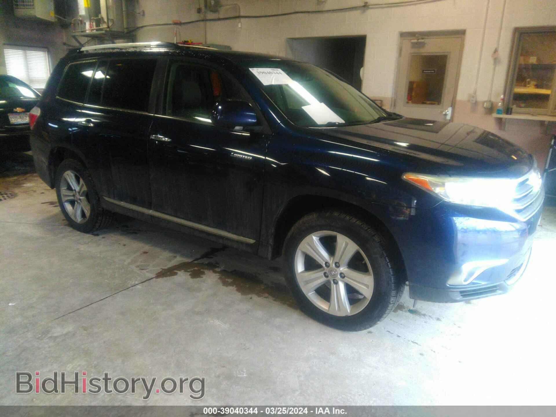 Photo 5TDDK3EH2CS114773 - TOYOTA HIGHLANDER 2012