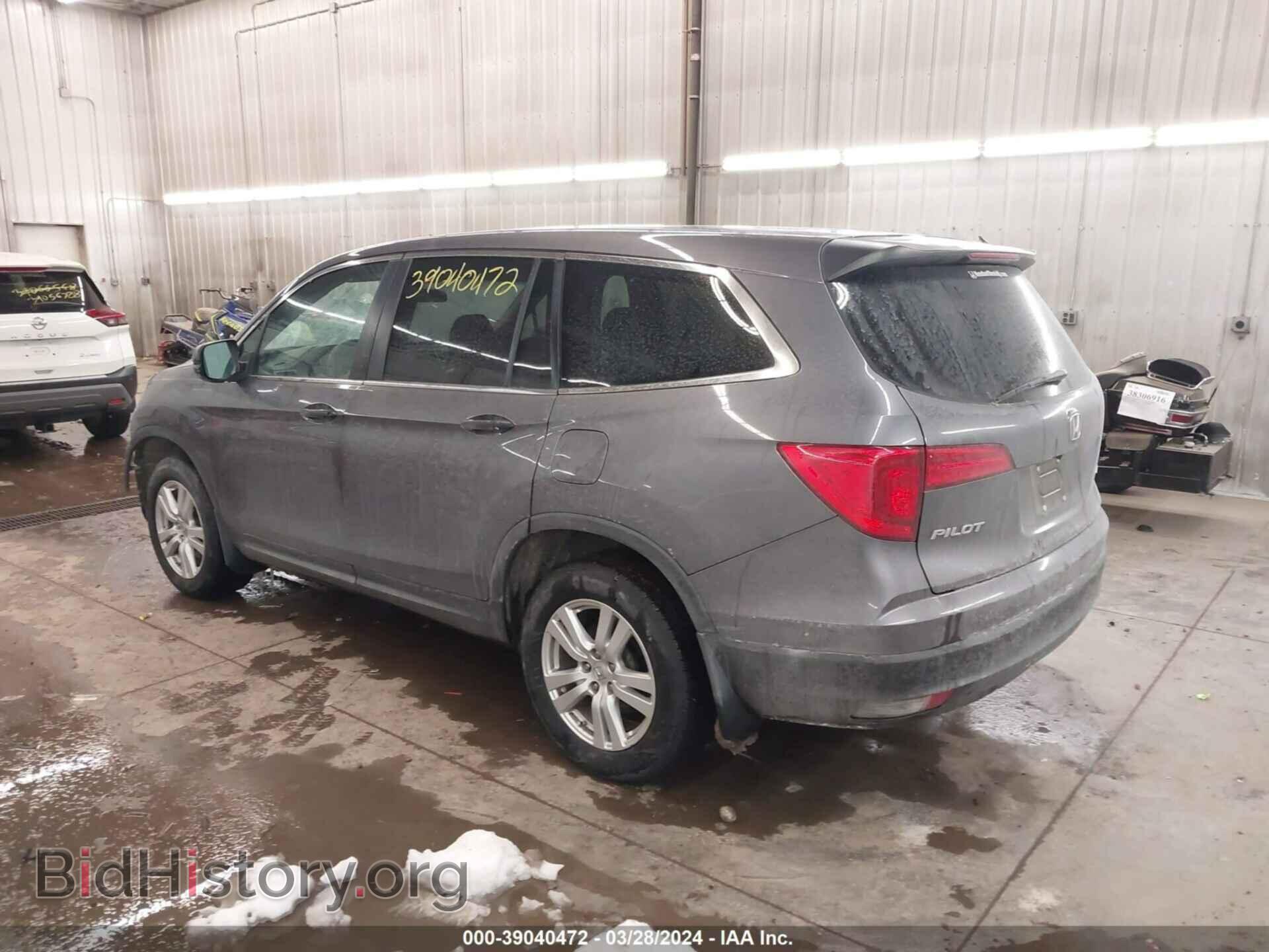 2016 HONDA PILOT - VIN: 5FNYF6H12GB101604 - Фото 3