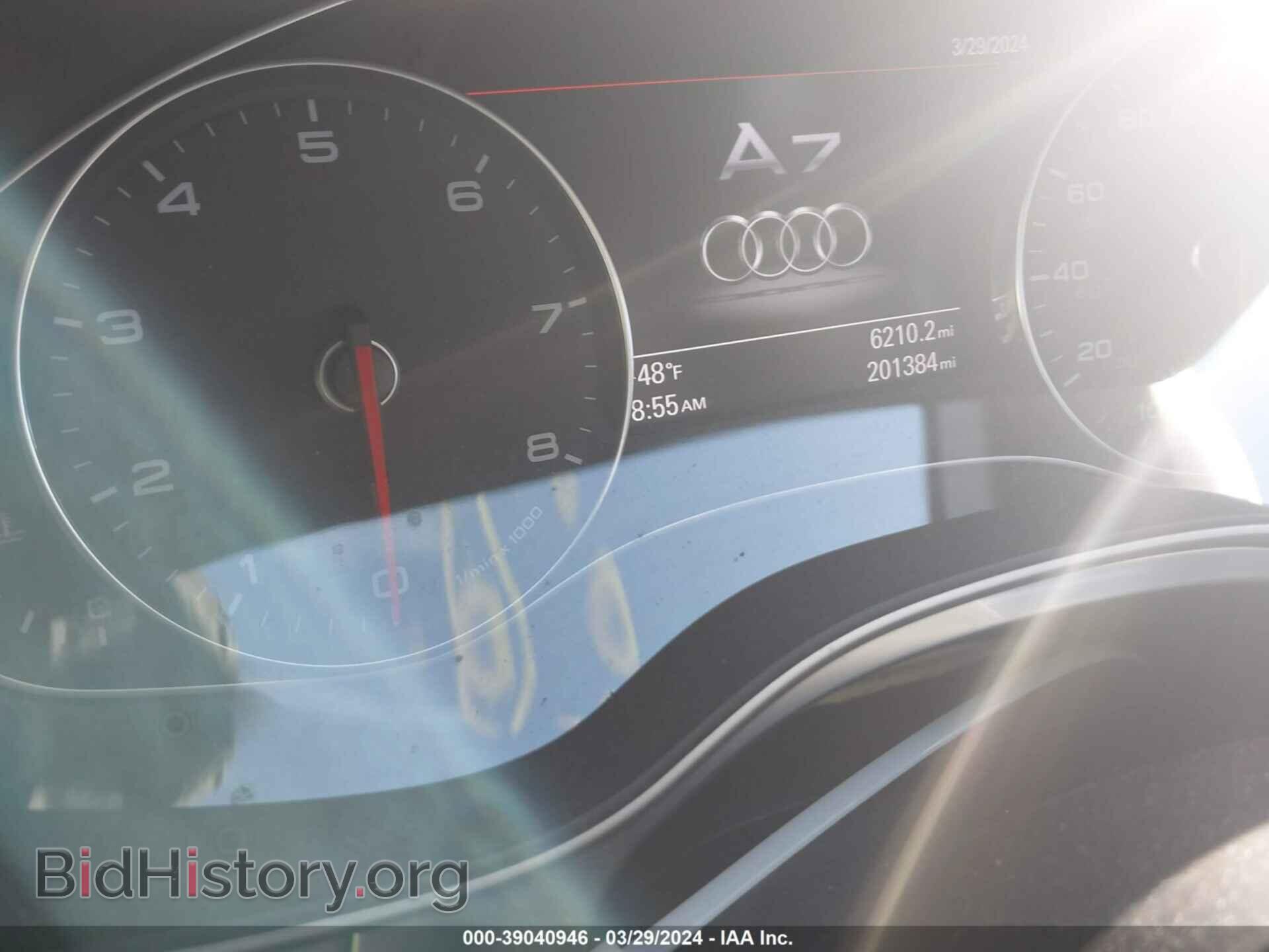 2014 AUDI A7 - VIN: WAUWGAFC7EN040239 - Фото 7