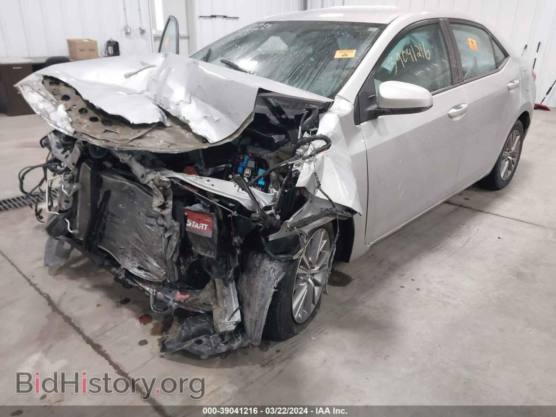 2014 TOYOTA COROLLA - VIN: 5YFBURHE5EP034529 - Фото 2